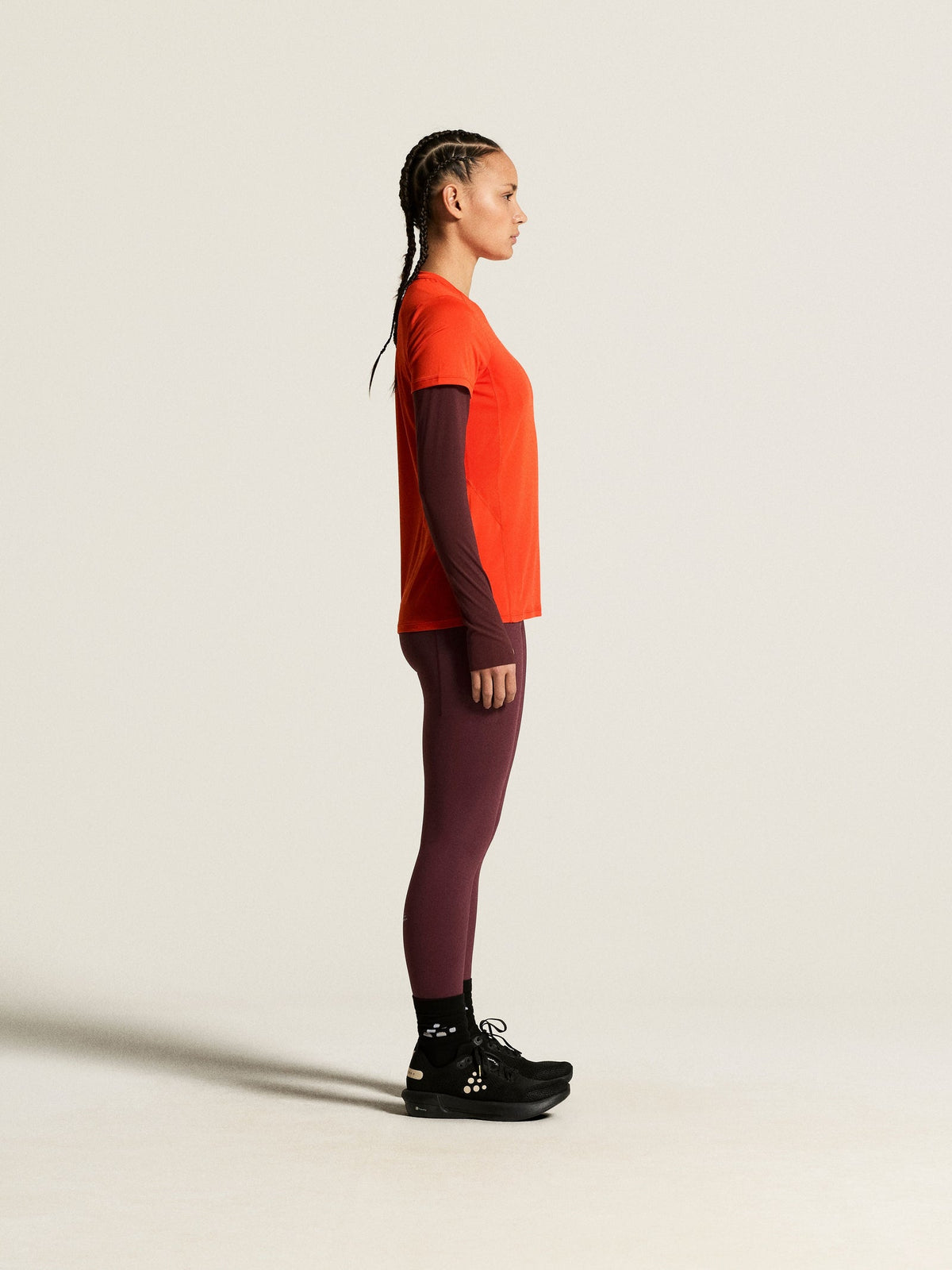 Craft ADV Essence SS Tee 2 Damen in Rot, Detailansicht