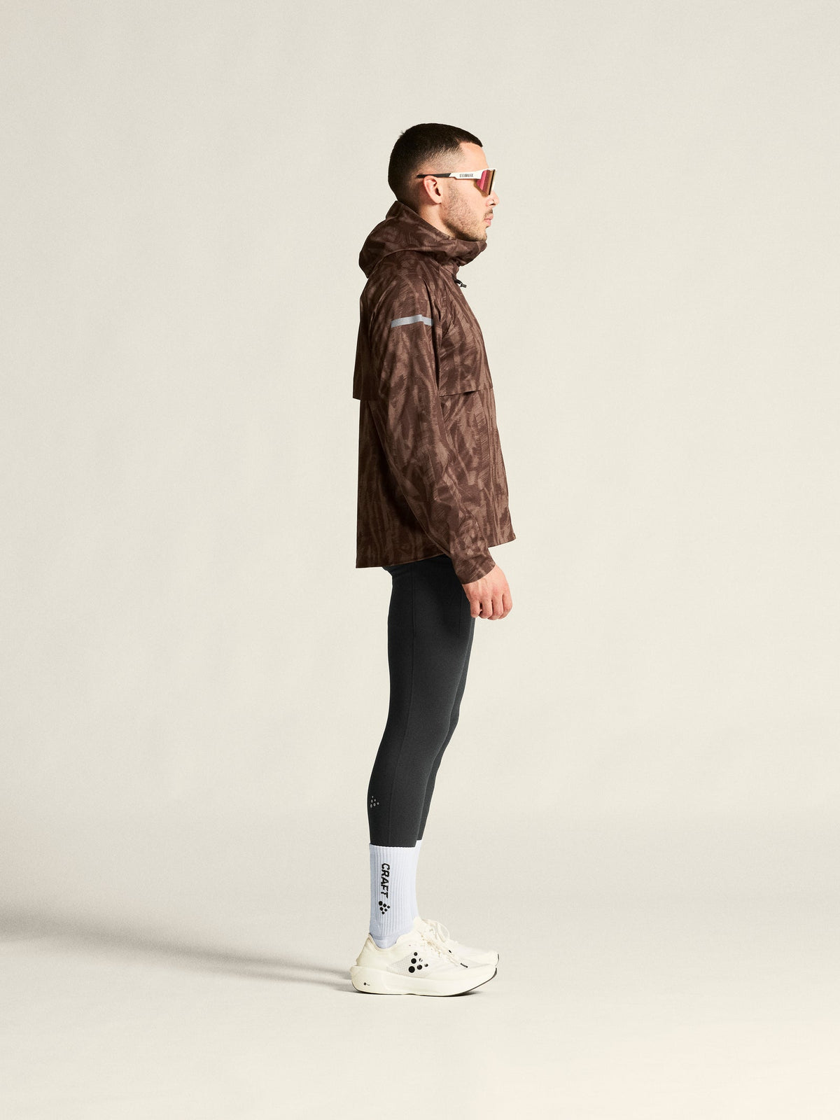 Craft PRO Hydro Jacket 3 Herren in Braun/Mehrfarbig, Detailansicht