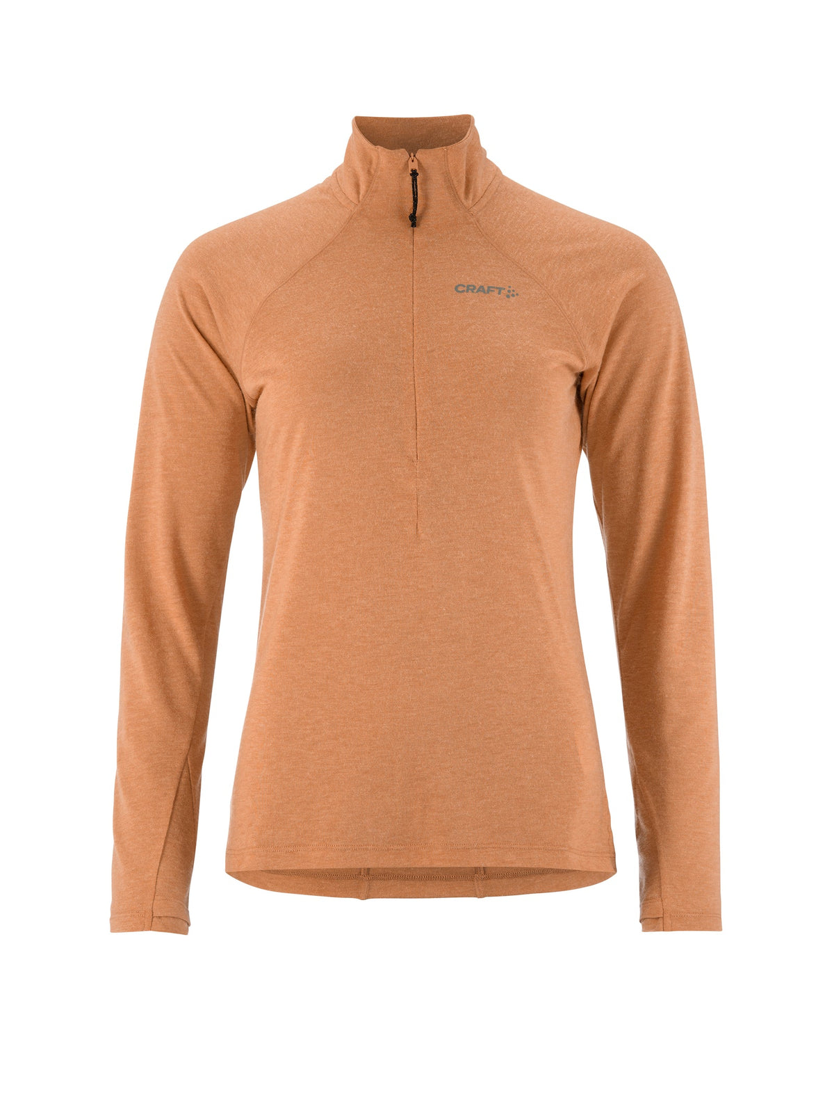 Craft Wool LS Tee Damen in Beige meliert, Vorderansicht