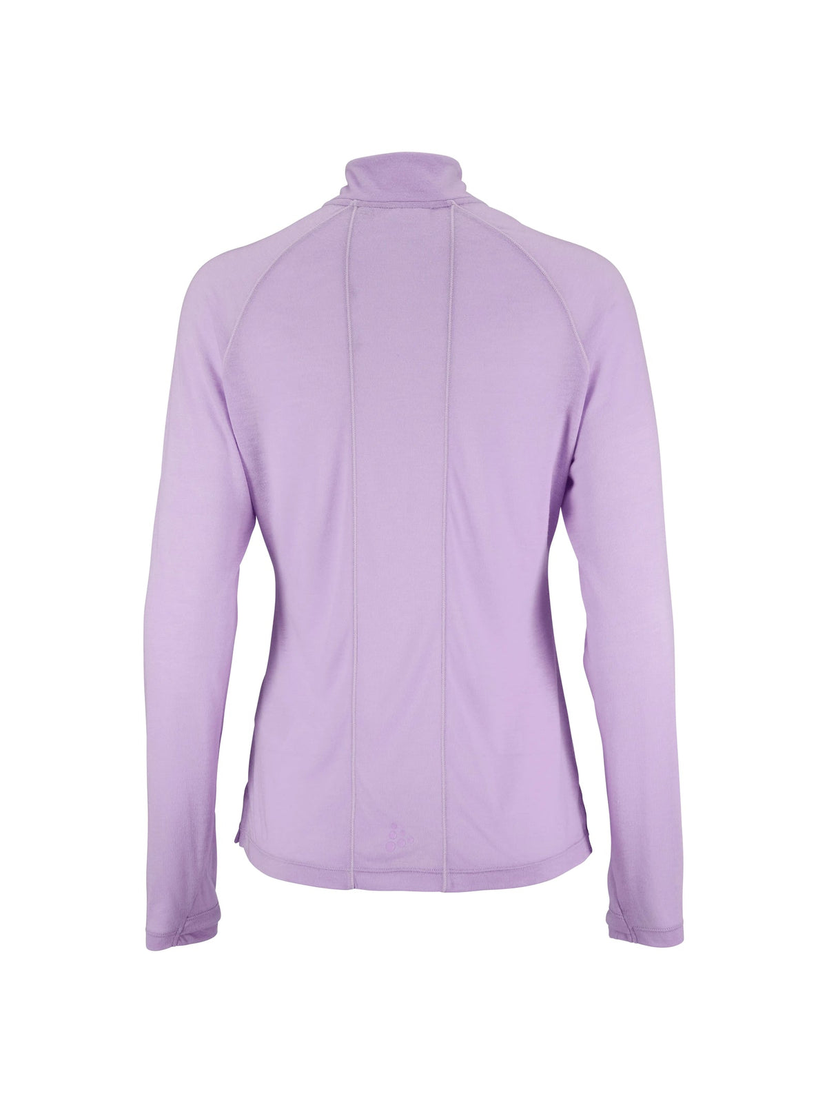 Craft Wool LS Tee Damen in Flieder meliert, Rückansicht