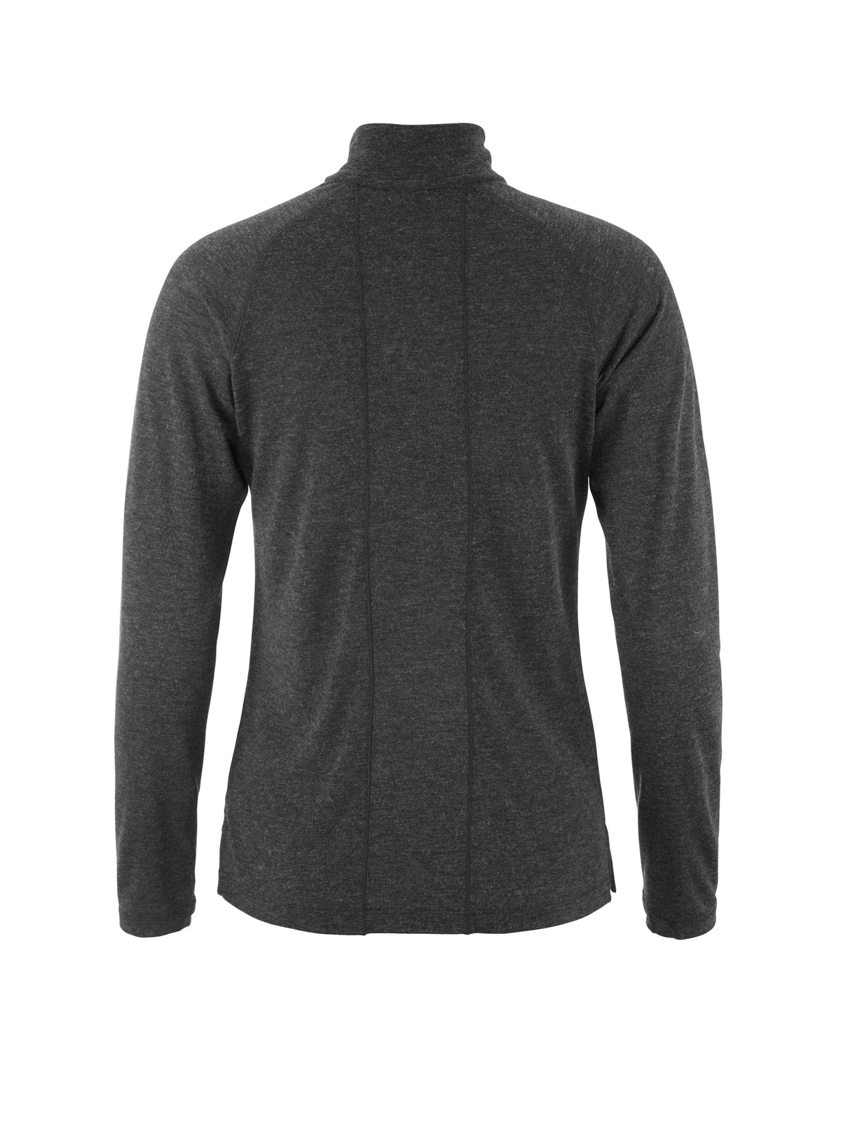 Craft Wool LS Tee Damen in Schwarz meliert, Rückansicht