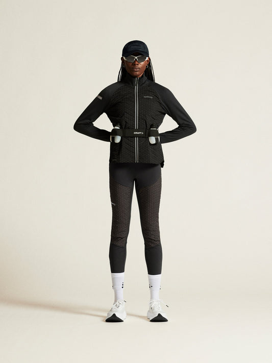 Craft ADV SubZ Lumen Jacket 4 Damen in Schwarz, Detailansicht