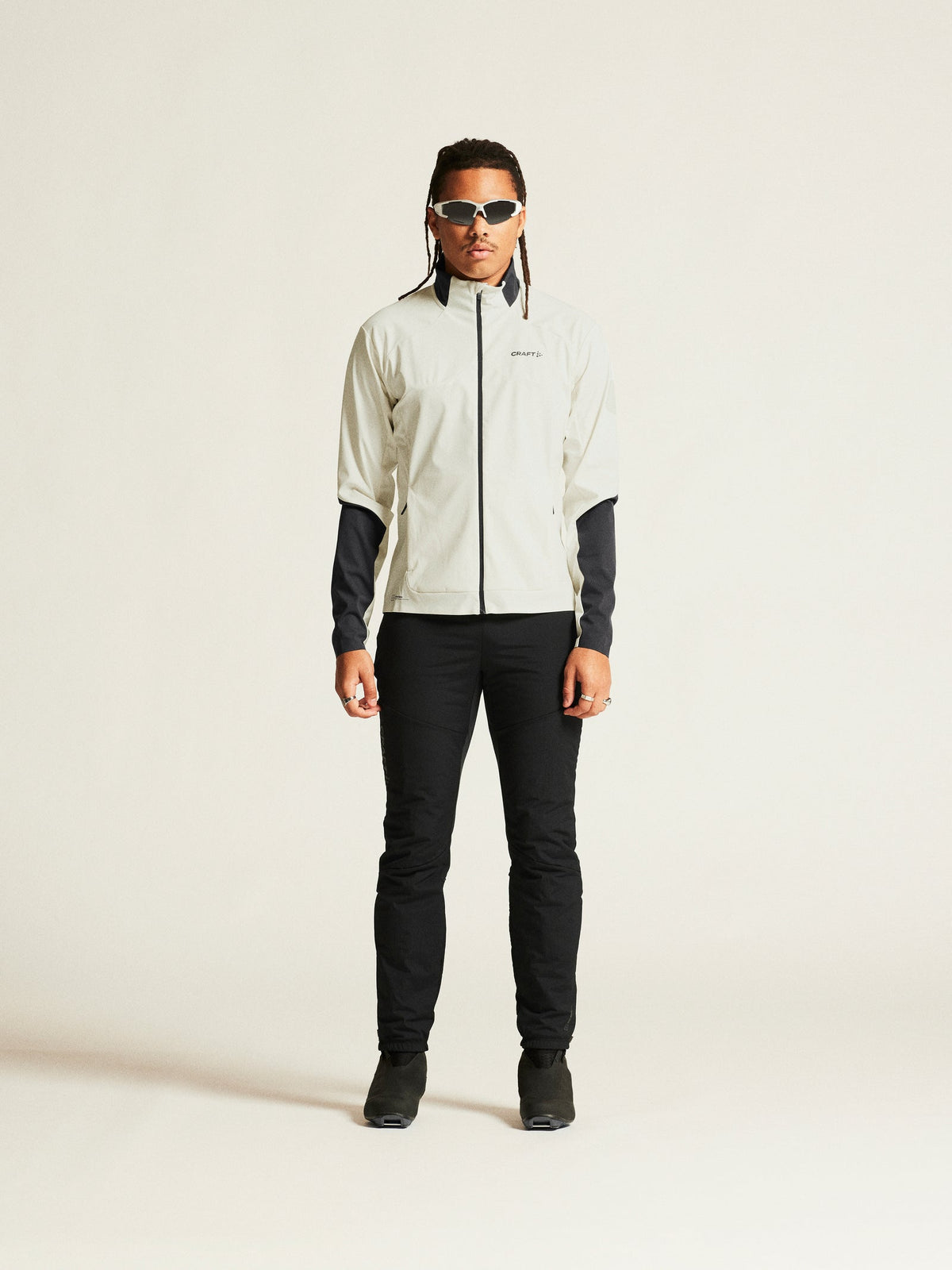Craft PRO Nordic Race Jacket 2 Herren in Naturweiss/Schiefergrau, Detailansicht