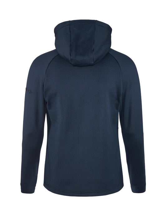 Craft ADV Explore Power Fleece Hood Jkt Herren in Dunkelblau, Rückansicht