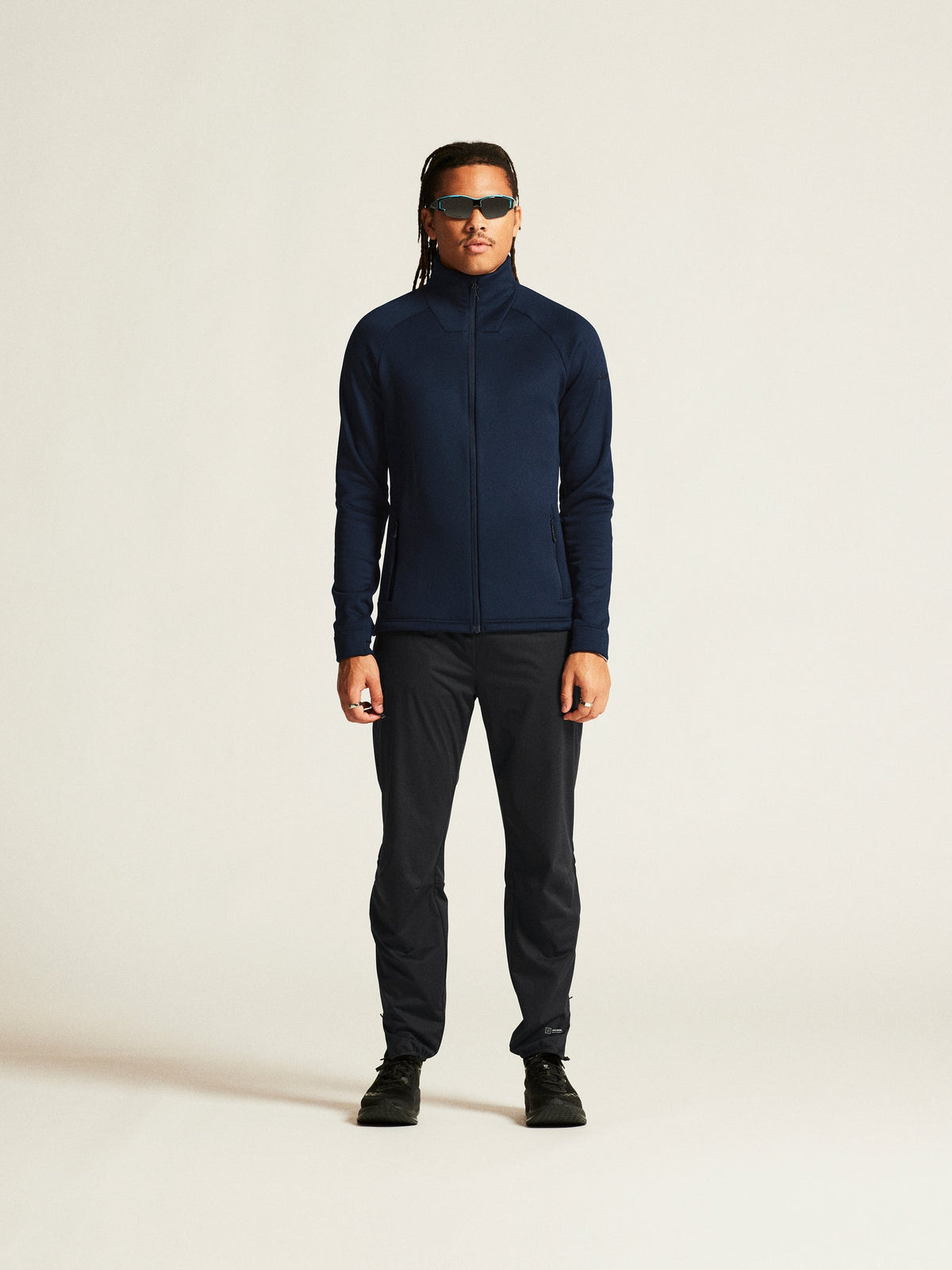 Craft ADV Explore Power Fleece Jkt Herren in Dunkelblau, Detailansicht