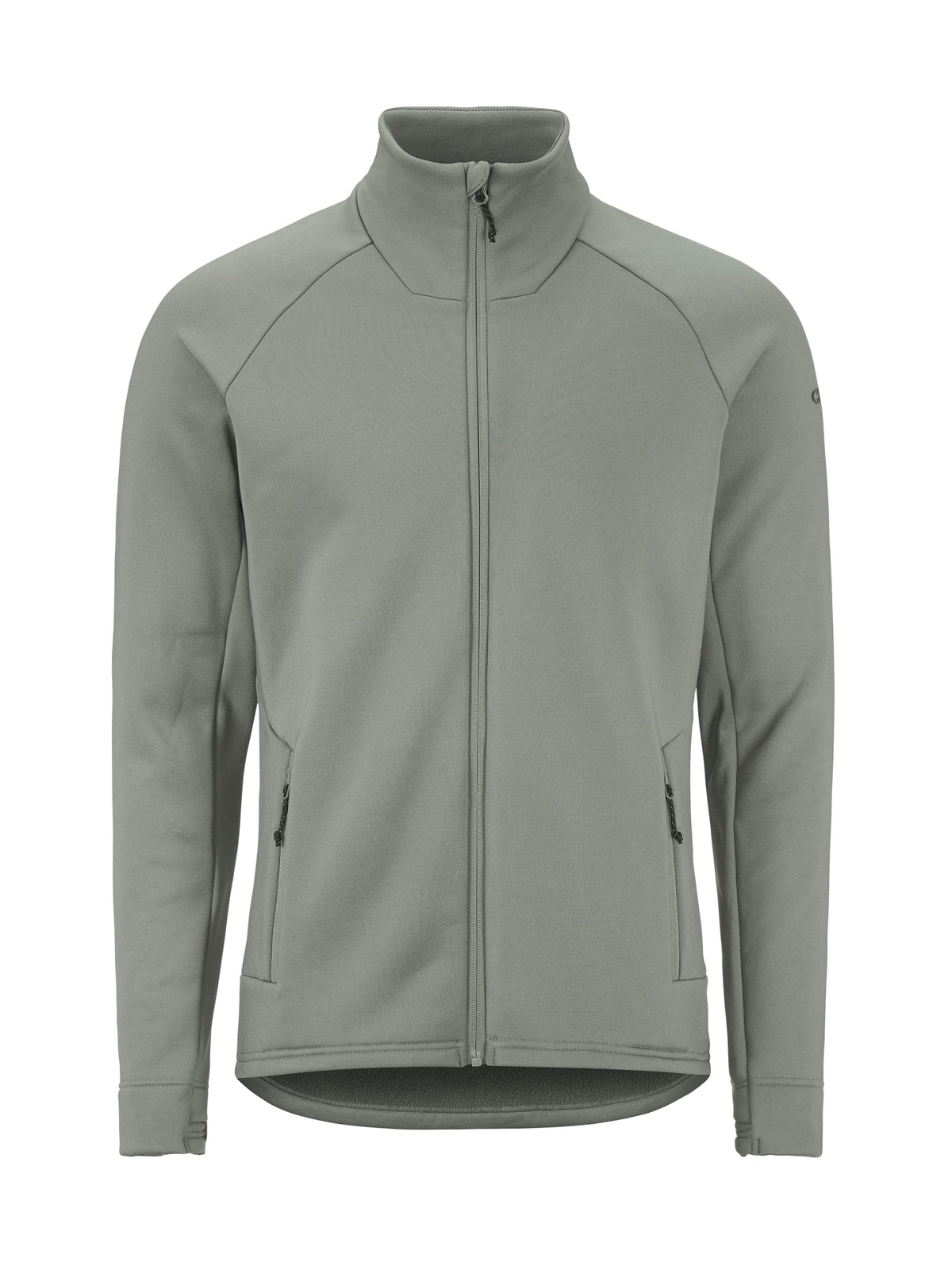 Craft ADV Explore Power Fleece Jkt Herren in Salbeigrün, Vorderansicht