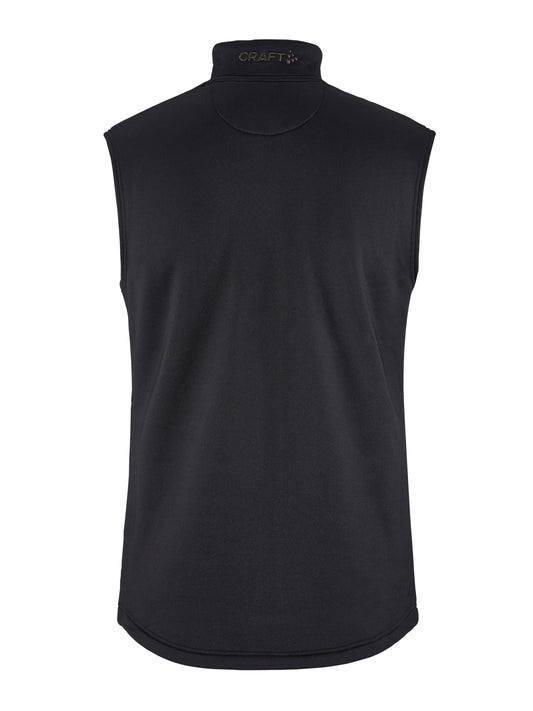 Craft ADV Explore Power Fleece Vest Herren in Schwarz, Rückansicht
