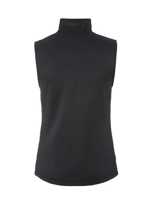 Craft ADV Explore Power Fleece Vest Damen in Schwarz, Rückansicht