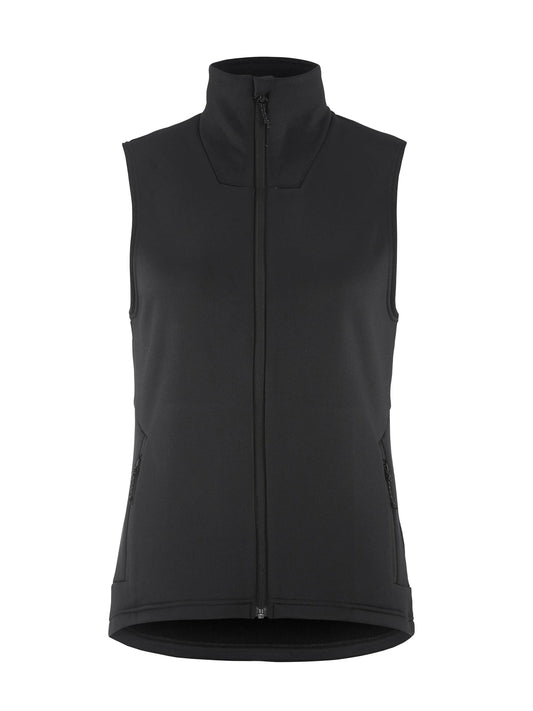 Craft ADV Explore Power Fleece Vest Damen in Schwarz, Vorderansicht