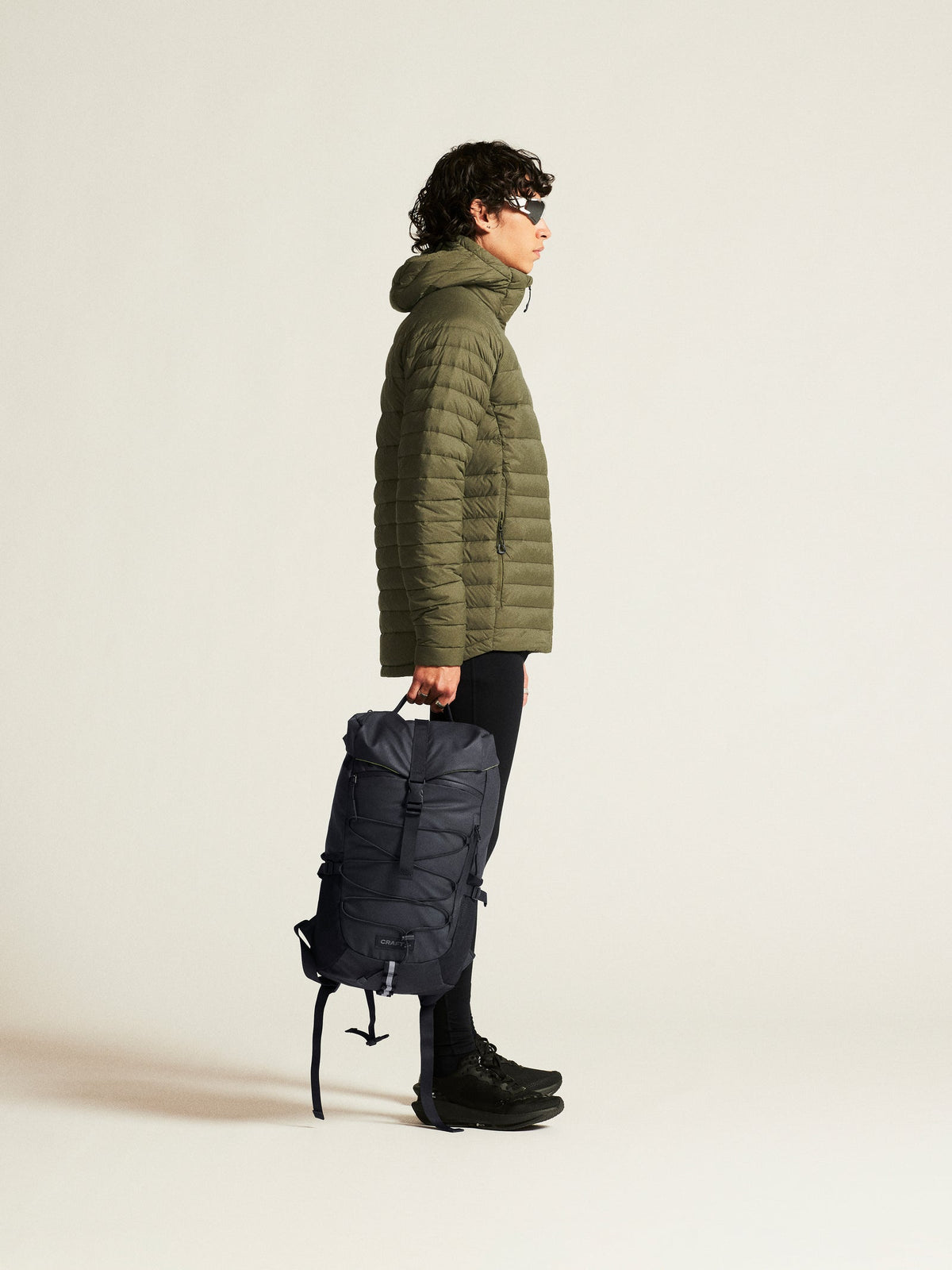 Craft ADV Explore Light Down Jacket Herren in Oliv, Detailansicht