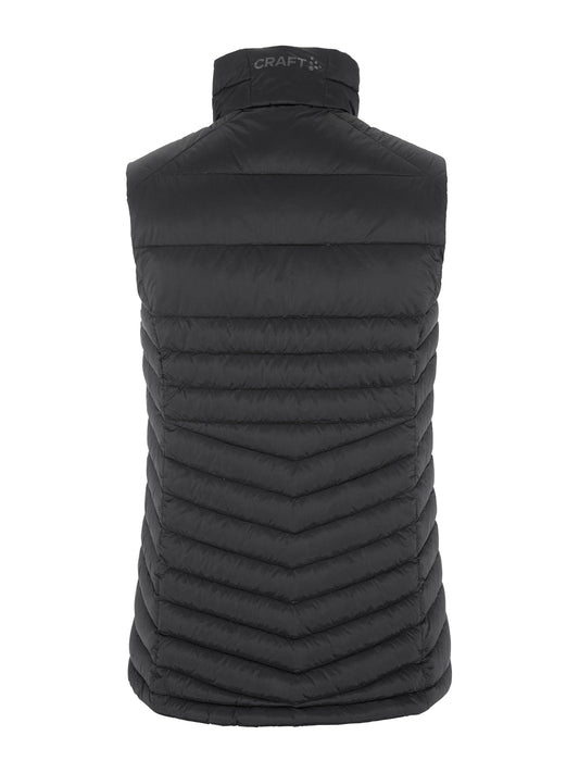 Craft ADV Explore Light Down Vest Damen in Schwarz, Rückansicht
