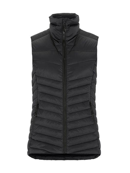 Craft ADV Explore Light Down Vest Damen in Schwarz, Vorderansicht