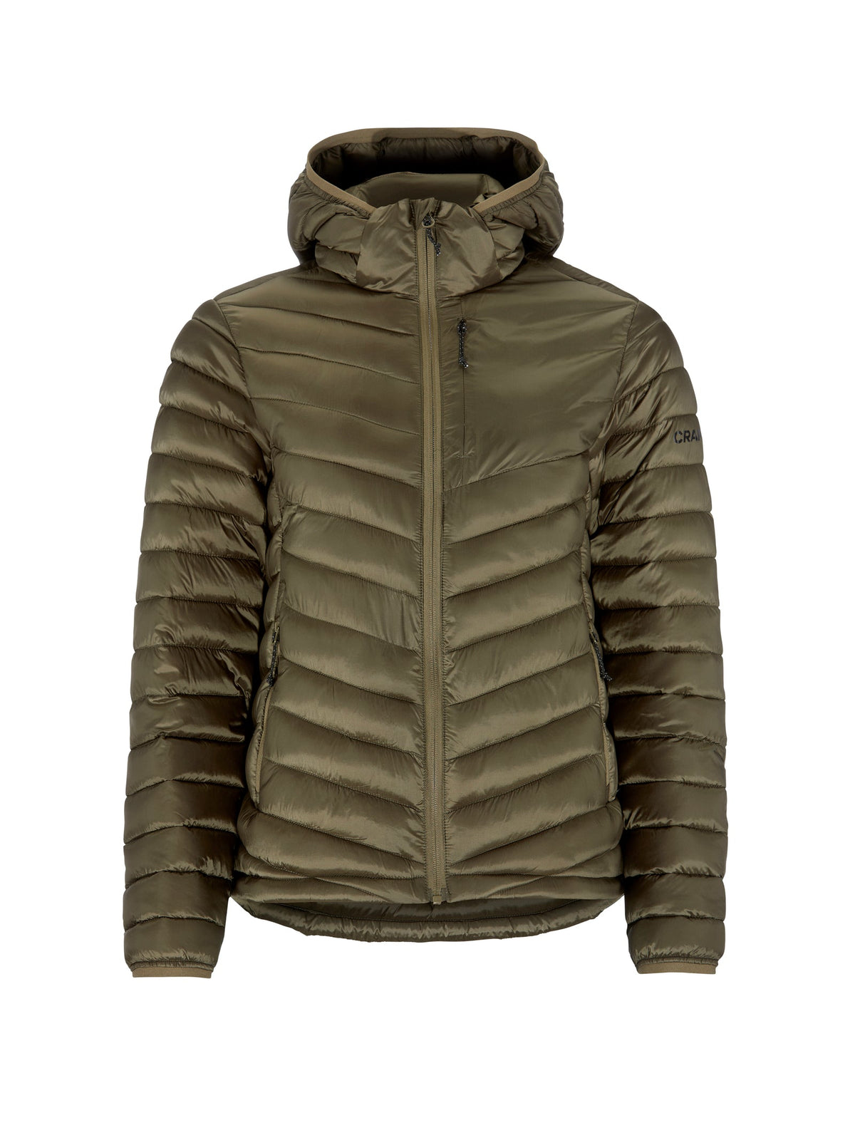 Craft CORE Explore LT. Insulation Jkt Damen in Oliv, Vorderansicht