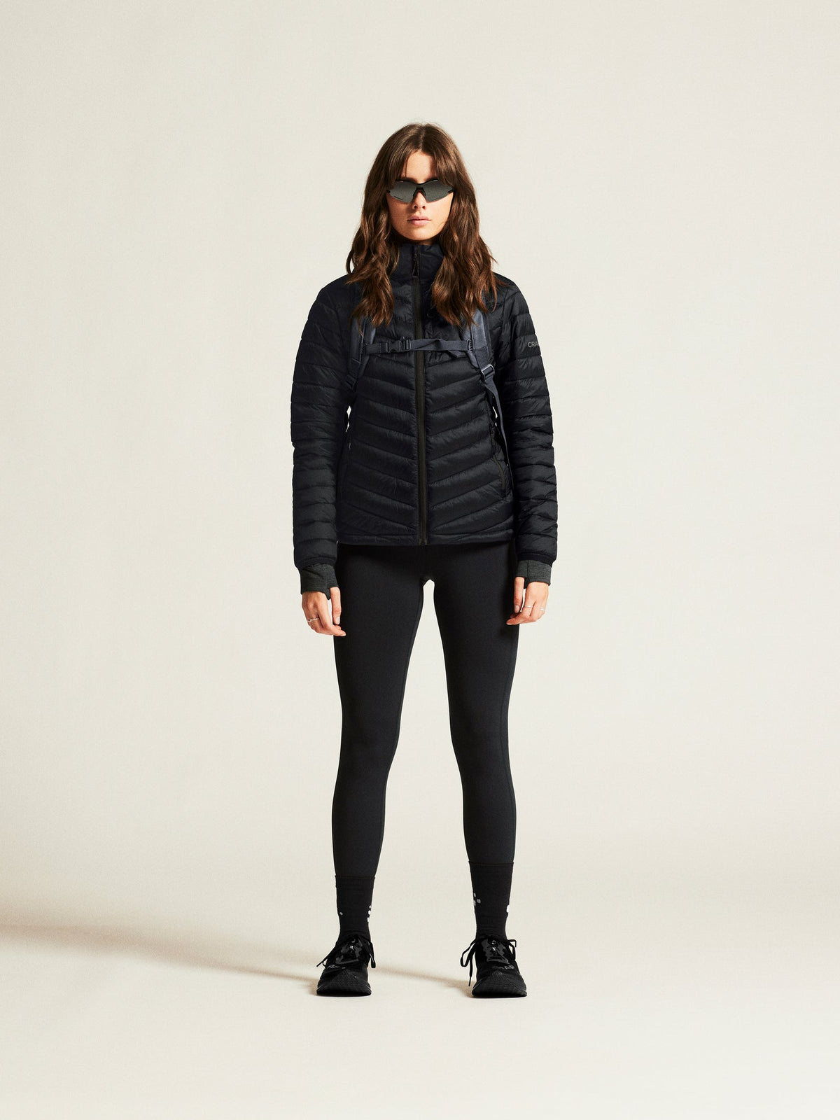 Craft CORE Explore LT. Insulation Jkt Damen in Schwarz, Detailansicht