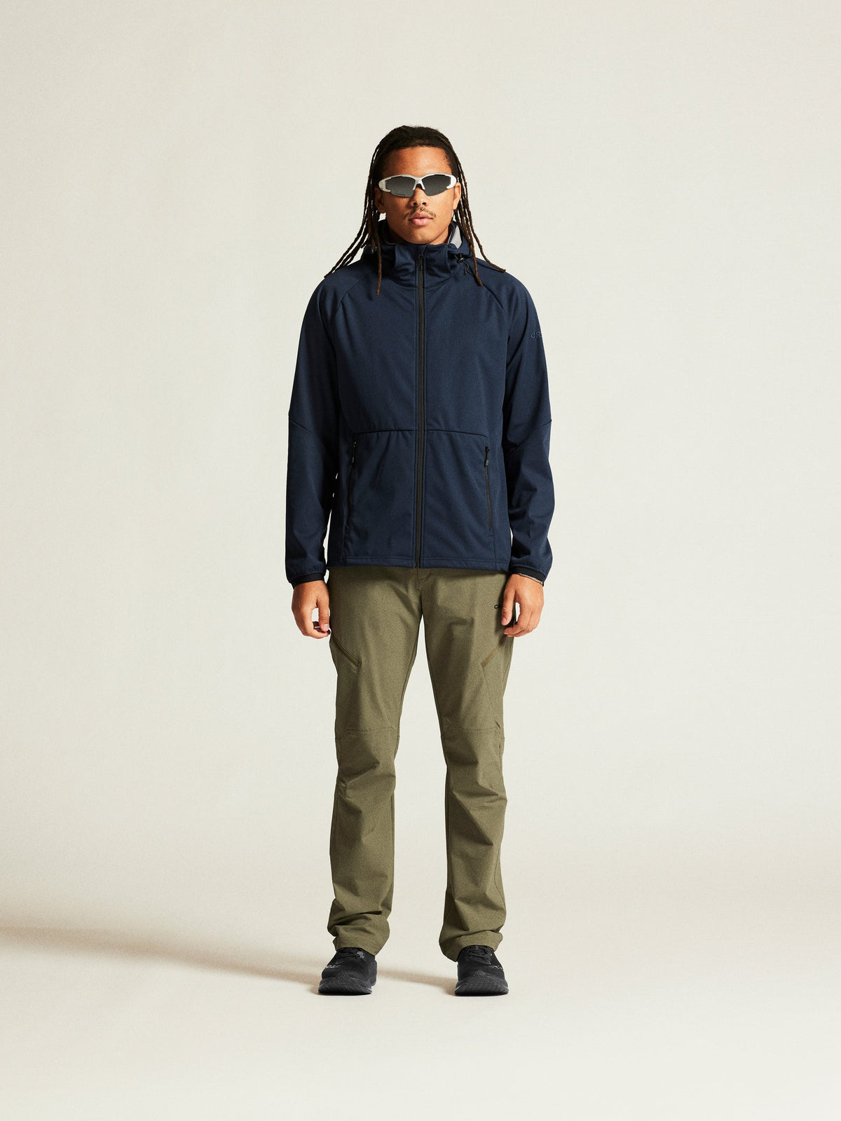 Craft CORE Explore Softshell 2.0 Jkt Herren in Dunkelblau, Detailansicht