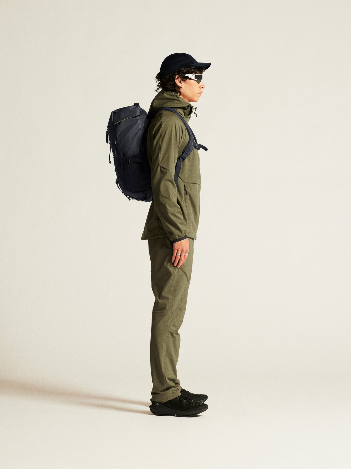Craft CORE Explore Softshell 2.0 Jkt Herren in Oliv, Detailansicht