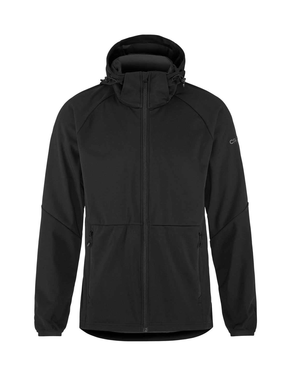 Craft CORE Explore Softshell 2.0 Jkt Herren in Schwarz, Vorderansicht