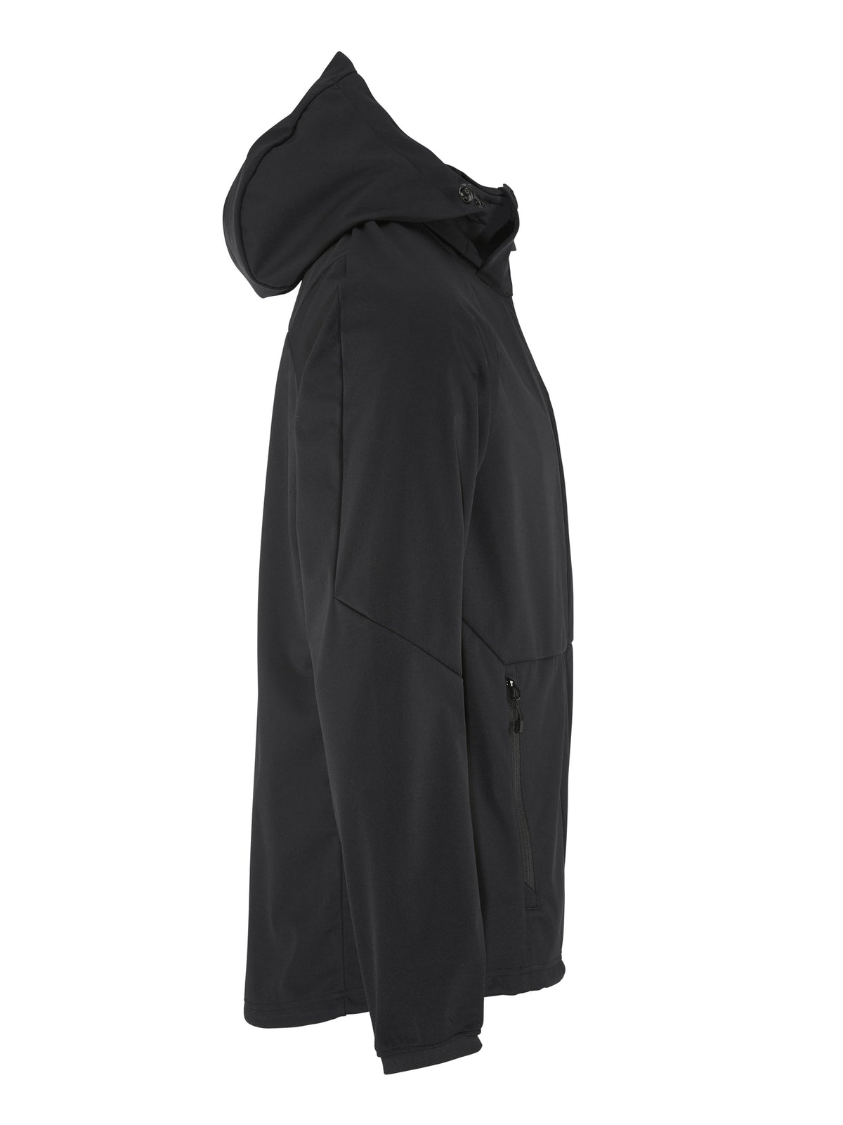 Craft CORE Explore Softshell 2.0 Jkt Herren in Schwarz, Seitenansicht rechts