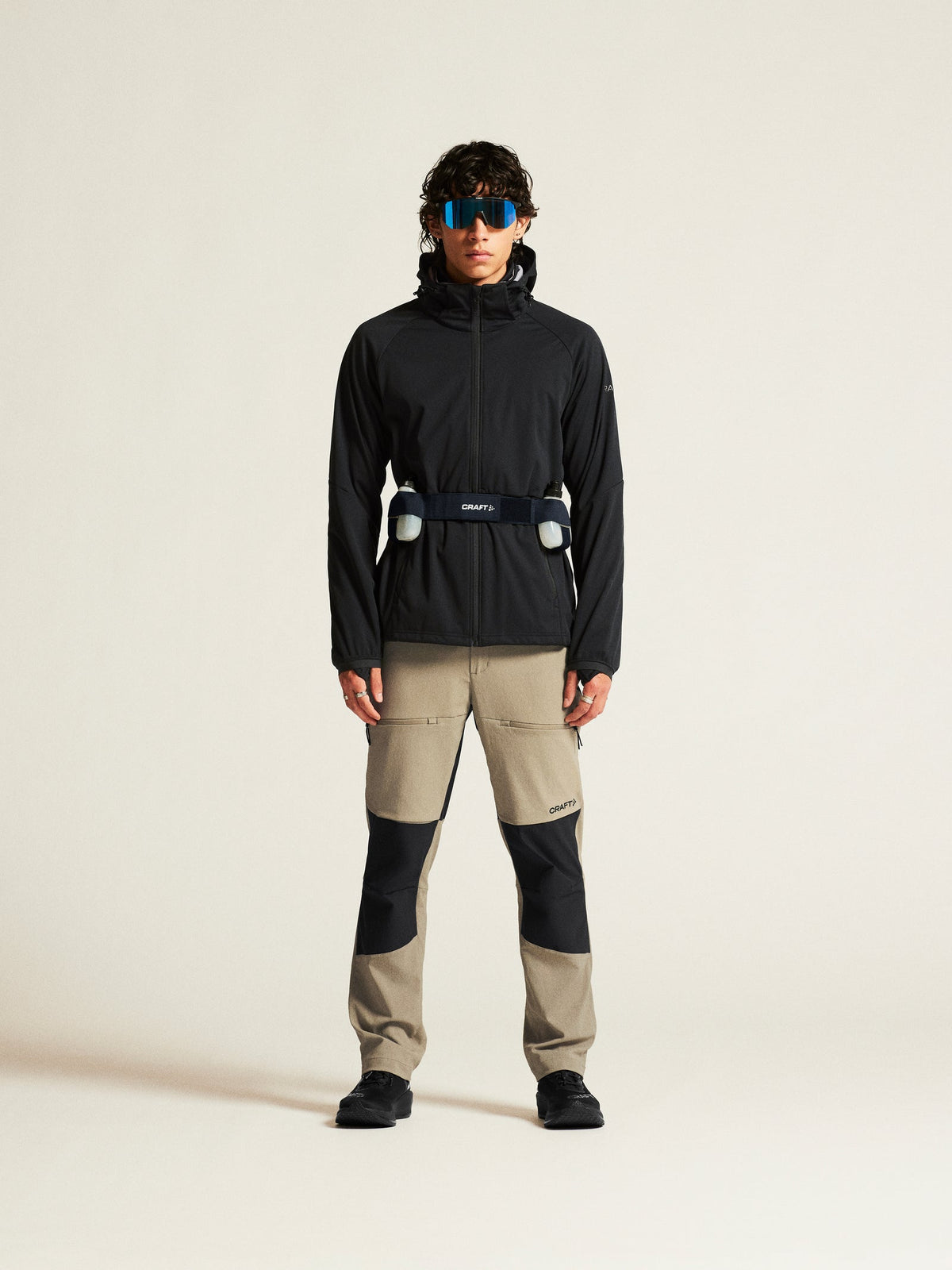 Craft CORE Explore Softshell 2.0 Jkt Herren in Schwarz, Detailansicht