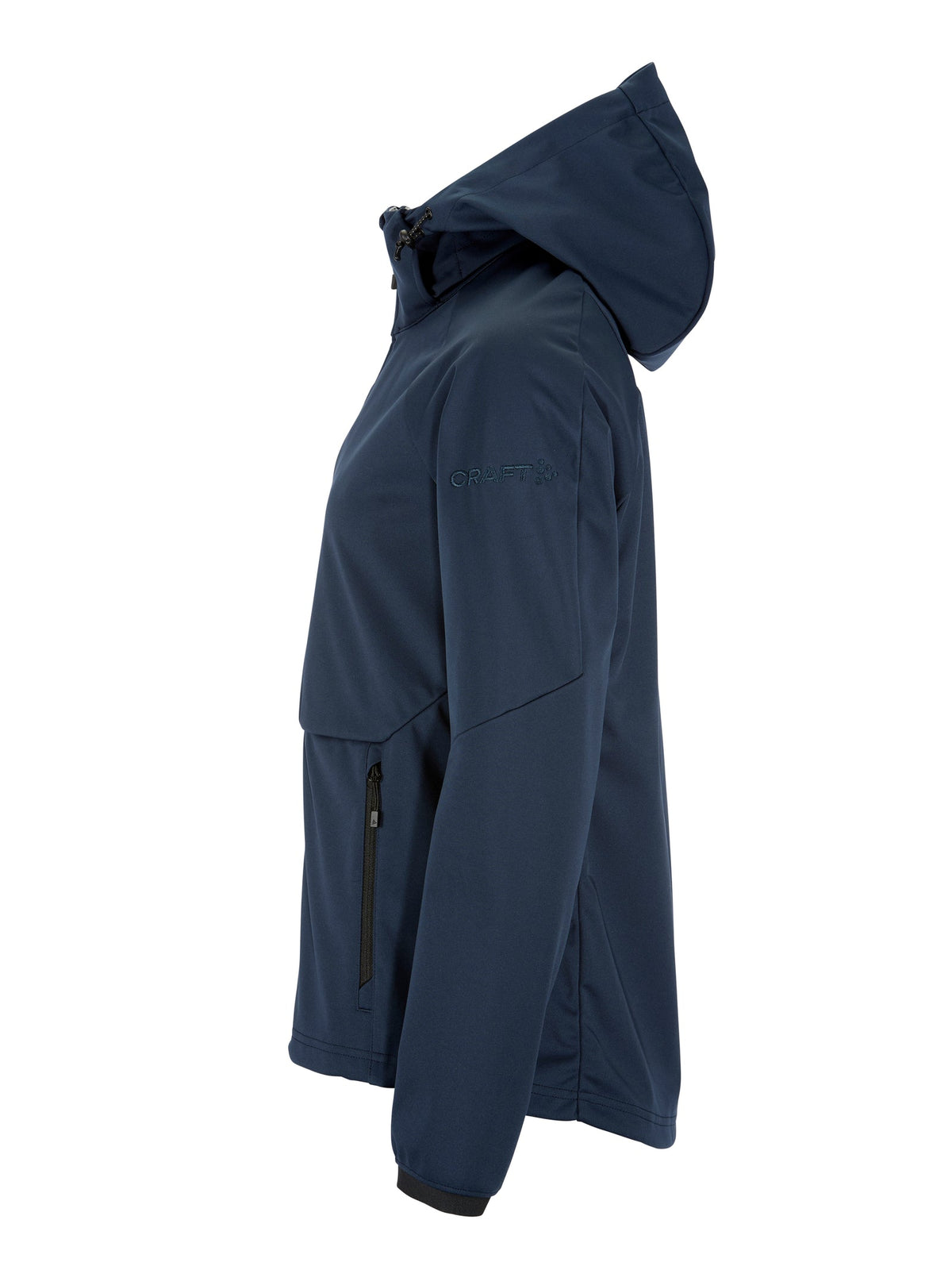 Craft CORE Explore Softshell 2.0 Jkt Damen in Dunkelblau, Seitenansicht links