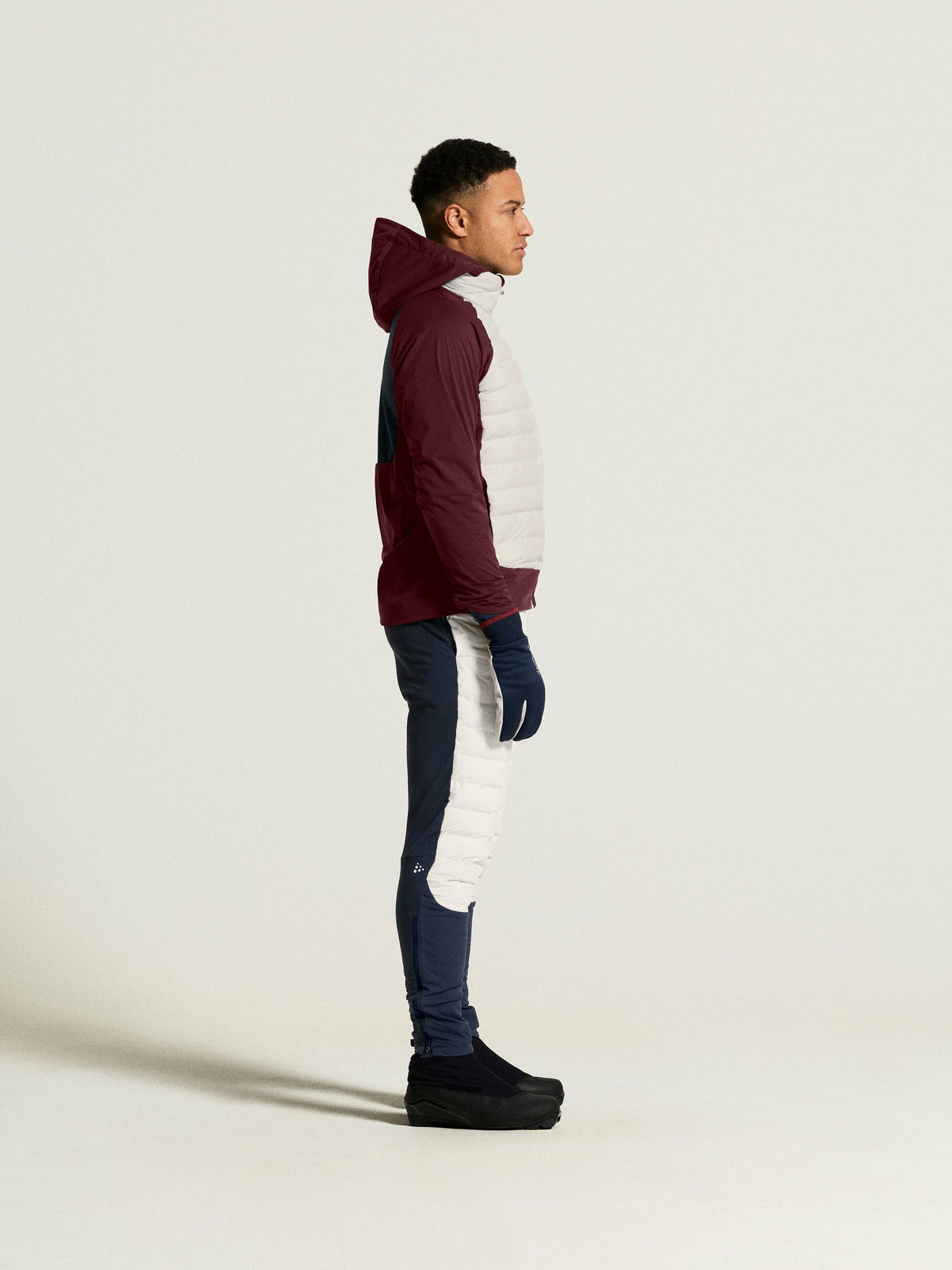 Craft Pursuit Jacket Herren in Naturweiss/Rot, Detailansicht