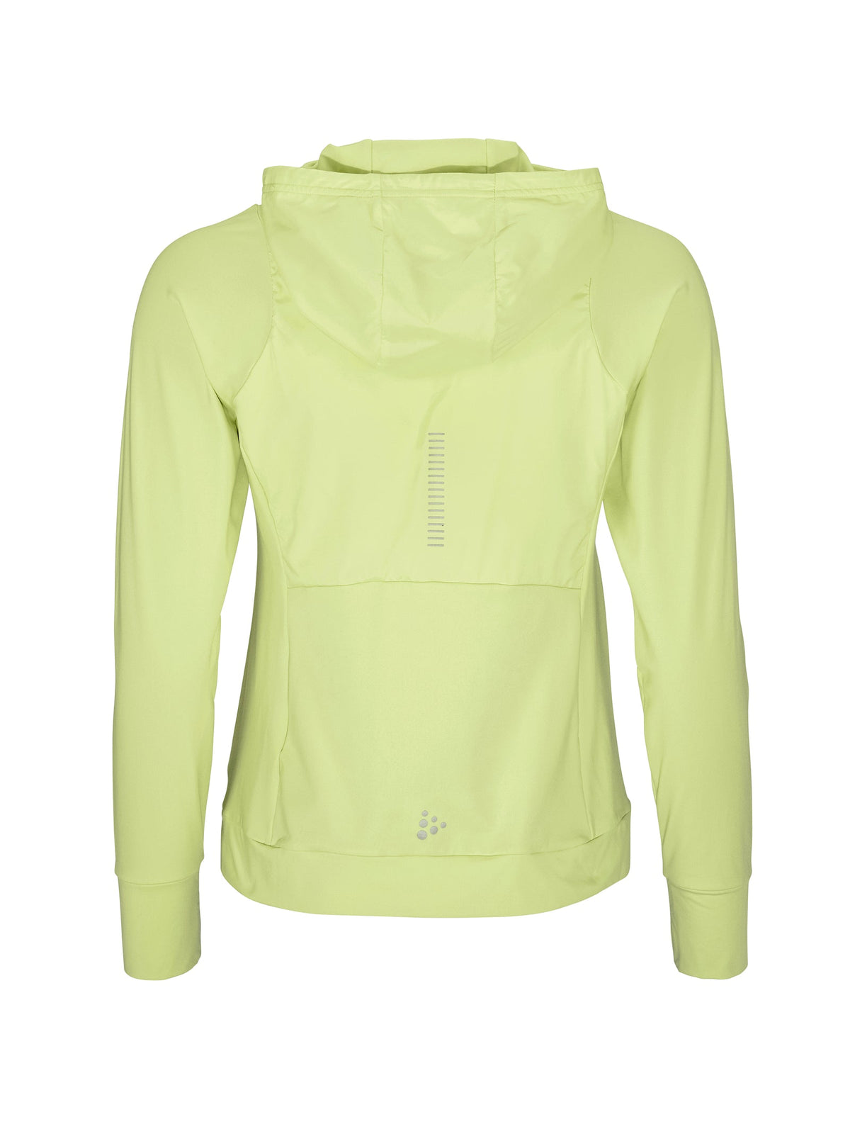 Craft ADV Essence Jersey Hood Jacket 2 Damen in Grün, Rückansicht