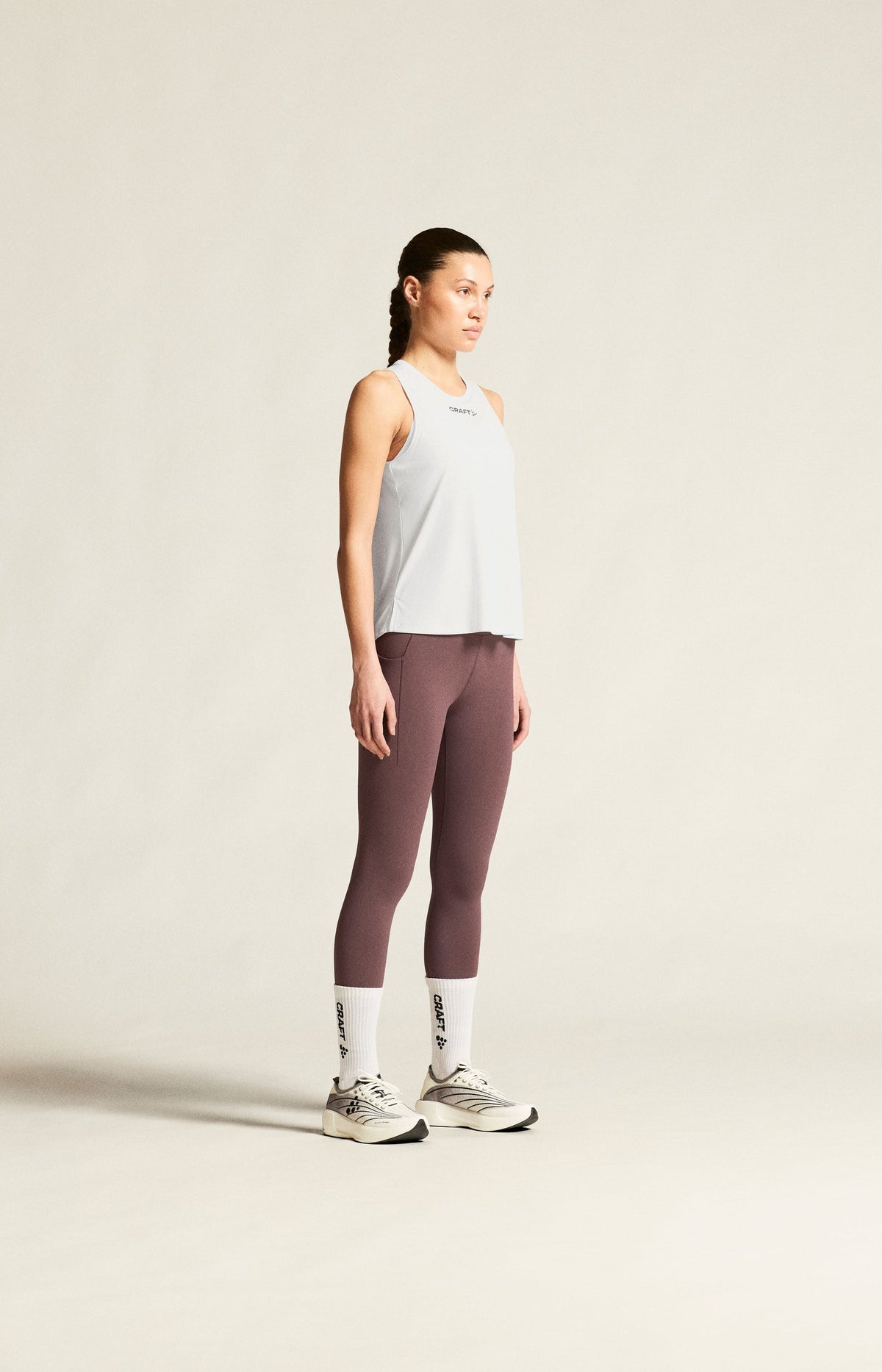 Craft CORE Essence Singlet 2 Damen in Weiss, Detailansicht