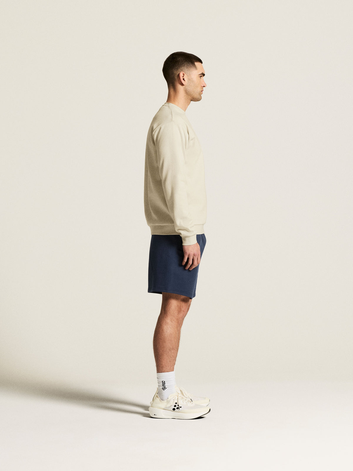 Craft Community 2.0 R Neck Herren in Naturweiss, Detailansicht
