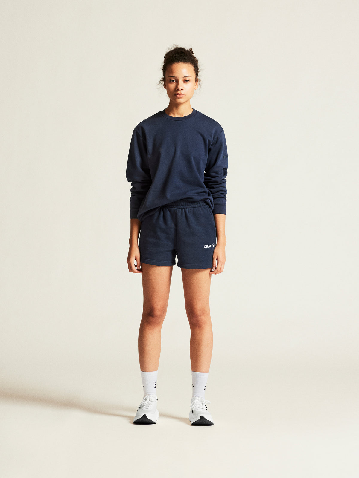 Craft Community 2.0 R Neck Damen in Navy, Detailansicht