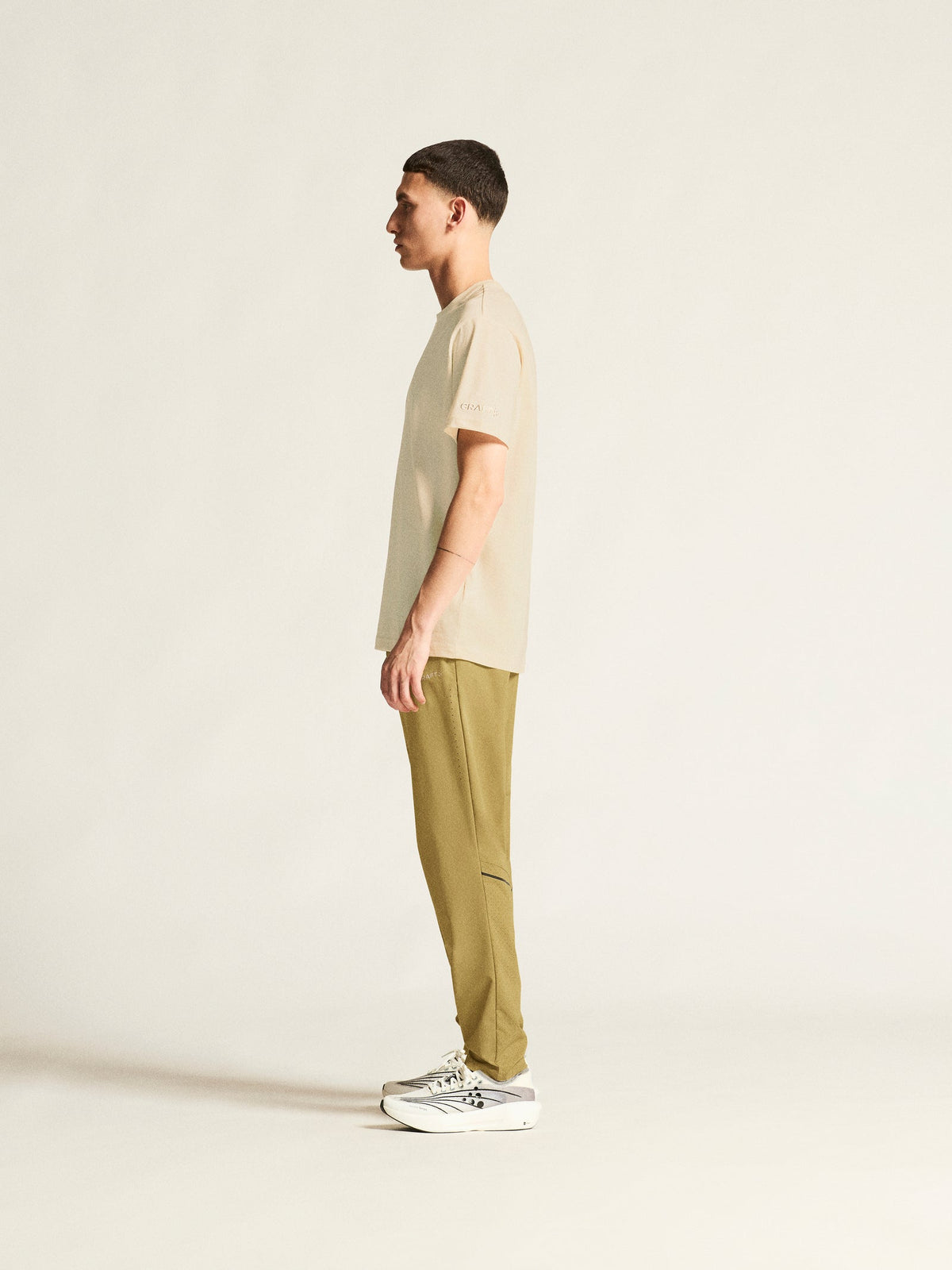 Craft Community 2.0 Tee Herren in Naturweiss, Detailansicht