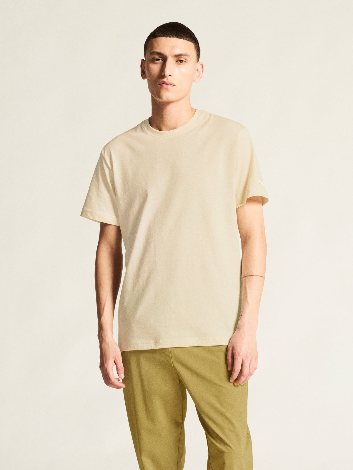 Craft Community 2.0 Tee Herren in Naturweiss, Detailansicht