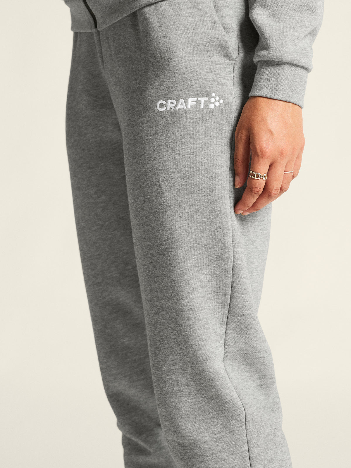 Craft Community 2.0 Pants Damen in Grau meliert, Detailansicht