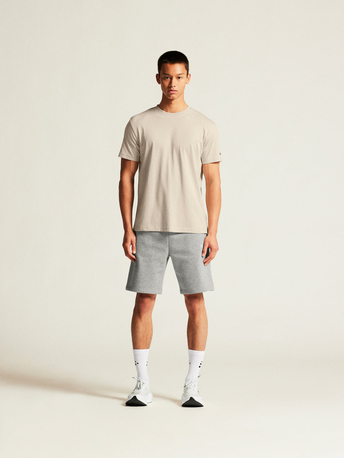 Craft Community 2.0 Shorts Herren in Grau meliert, Detailansicht