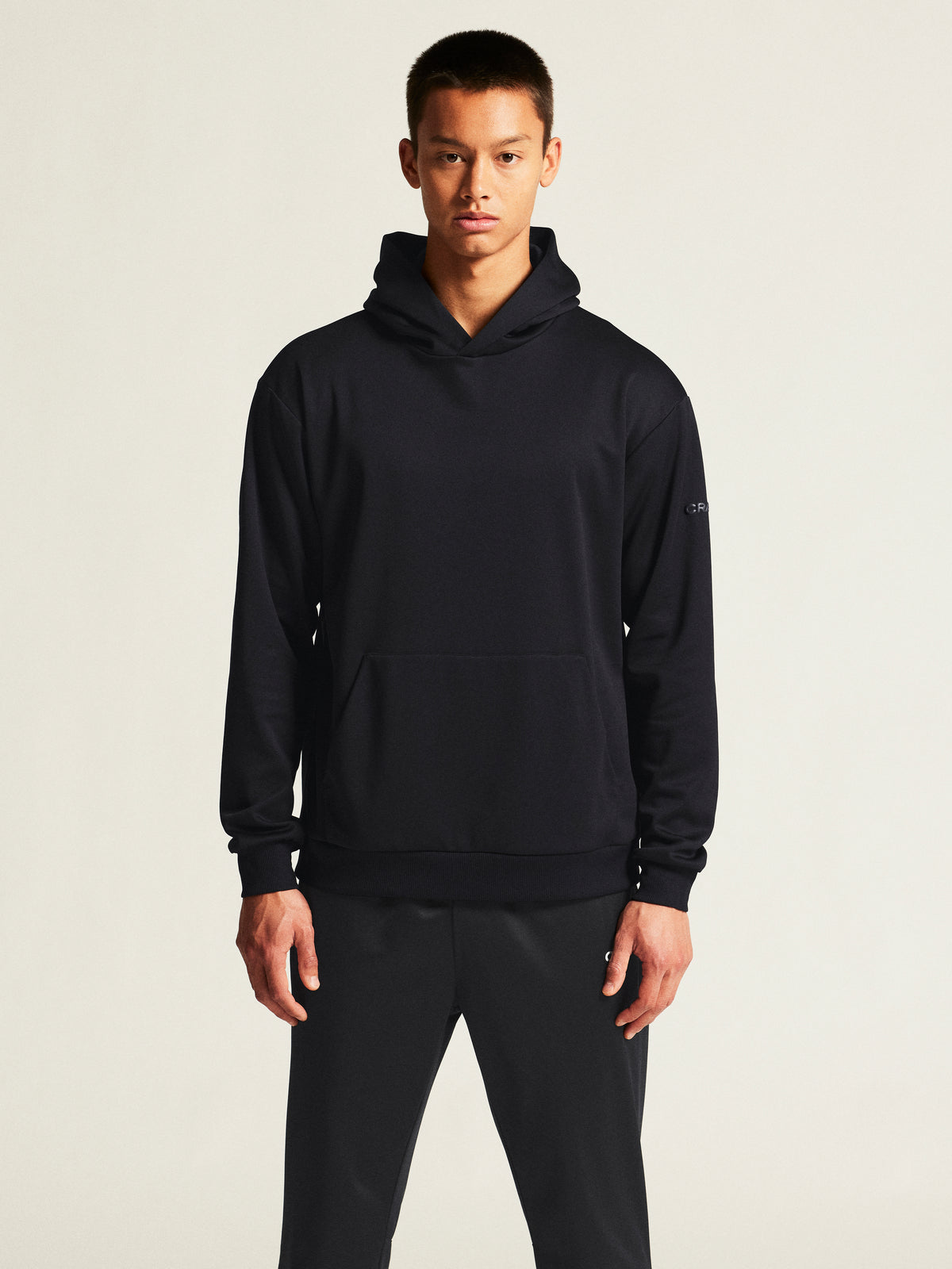 Craft Community 2.0 Function Hoodie Herren in Schwarz, Detailansicht