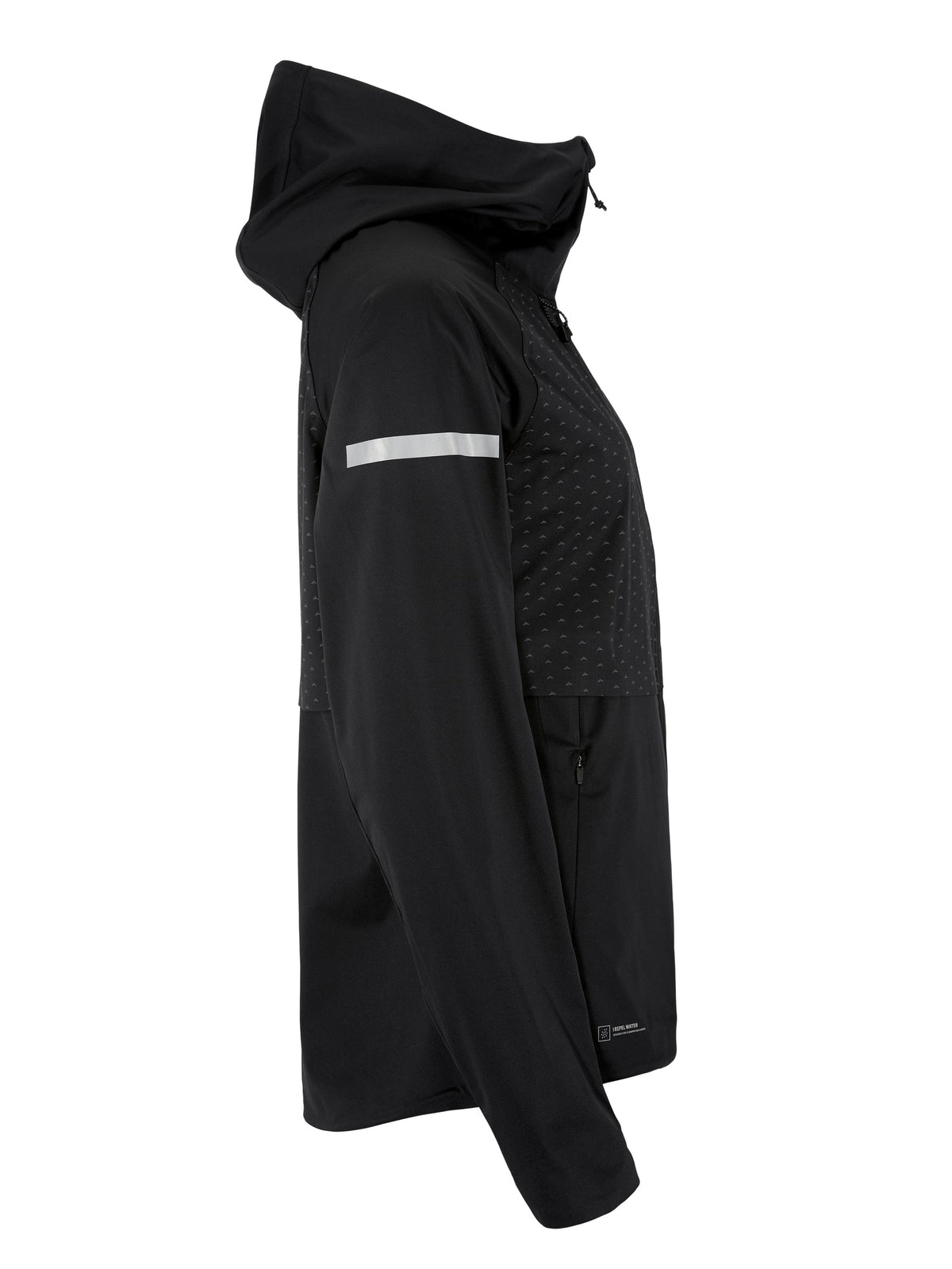 Craft PRO Hydro Lumen Jacket 3 Damen in Schwarz, Seitenansicht rechts