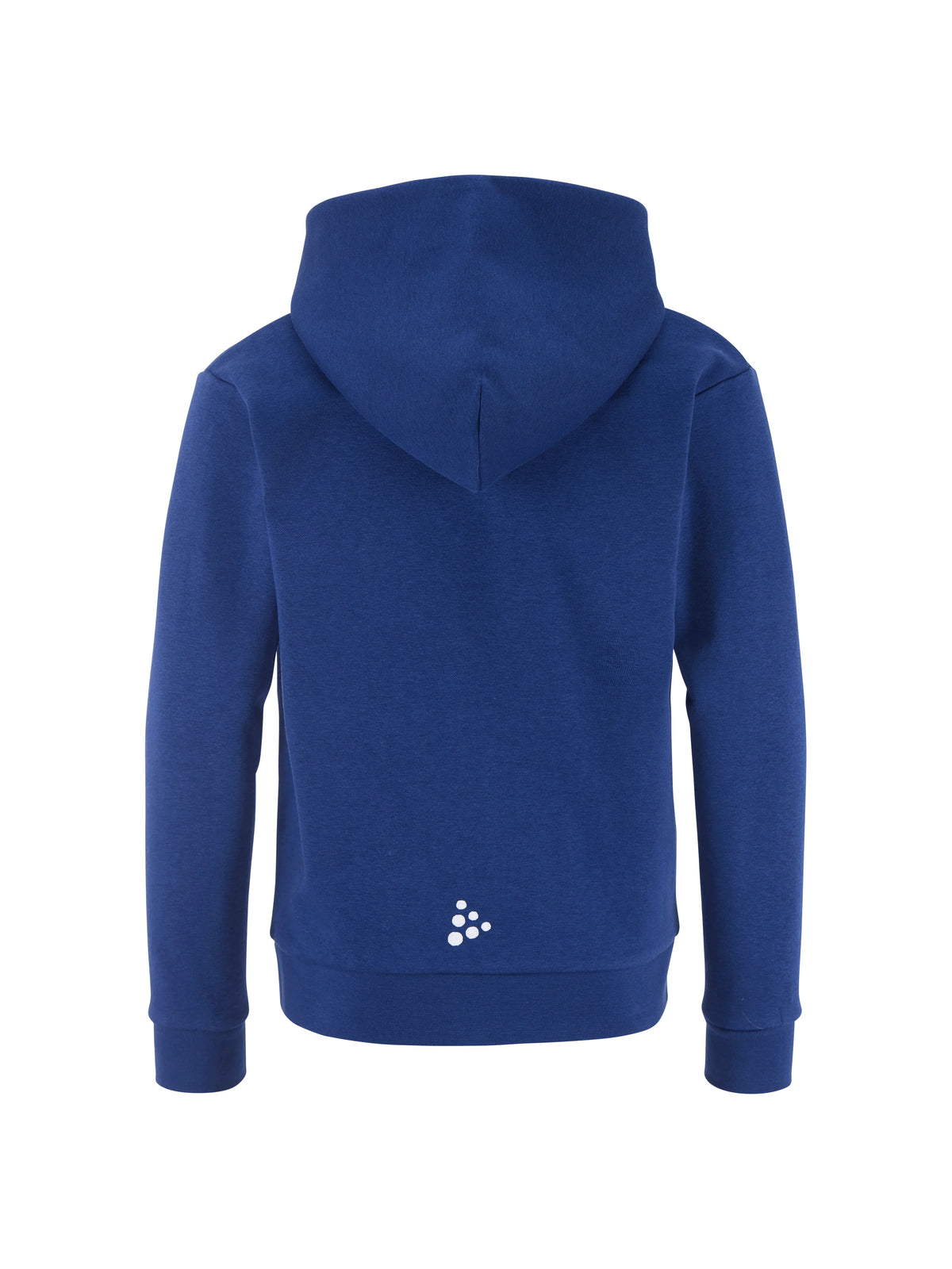 Craft Community 2.0 Logo FZ Hoodie Junior in Kobaltblau, Rückansicht