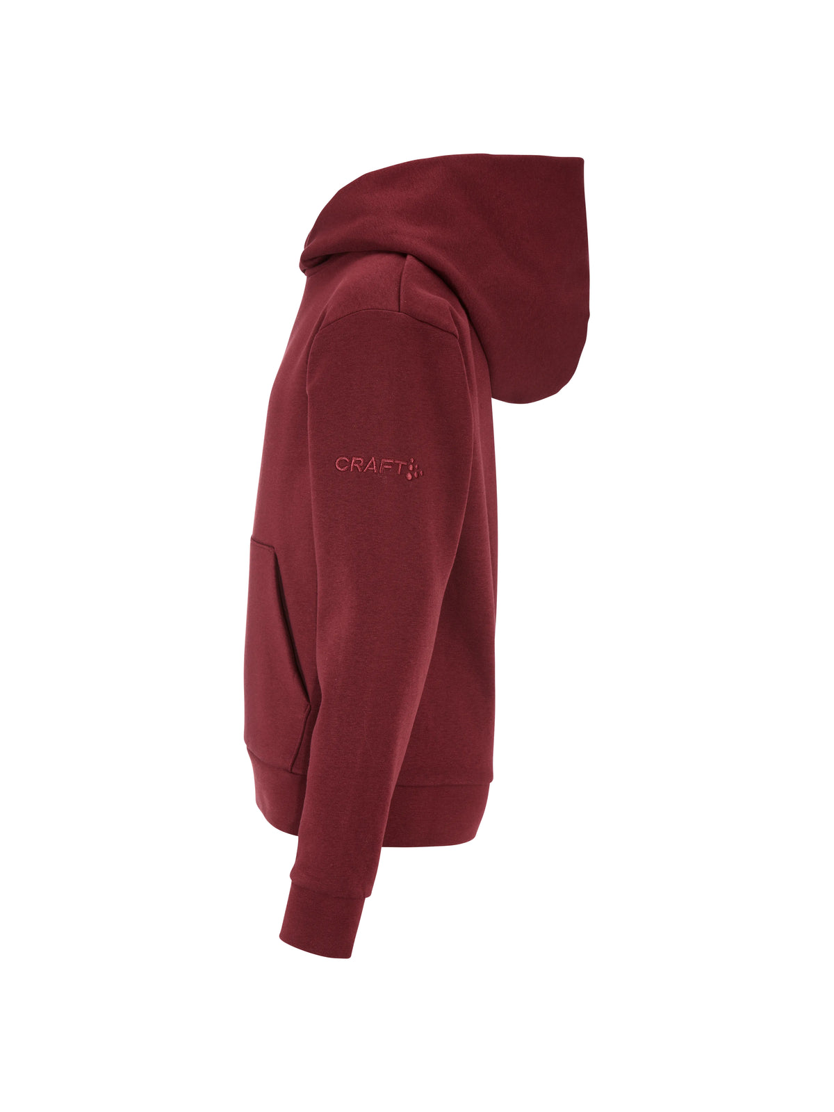 Craft Community 2.0 Hoodie Junior in Bordeaux, Seitenansicht links