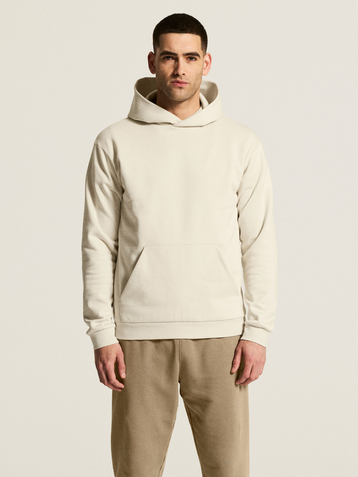 Craft Community 2.0 Hoodie Herren in Naturweiss, Detailansicht