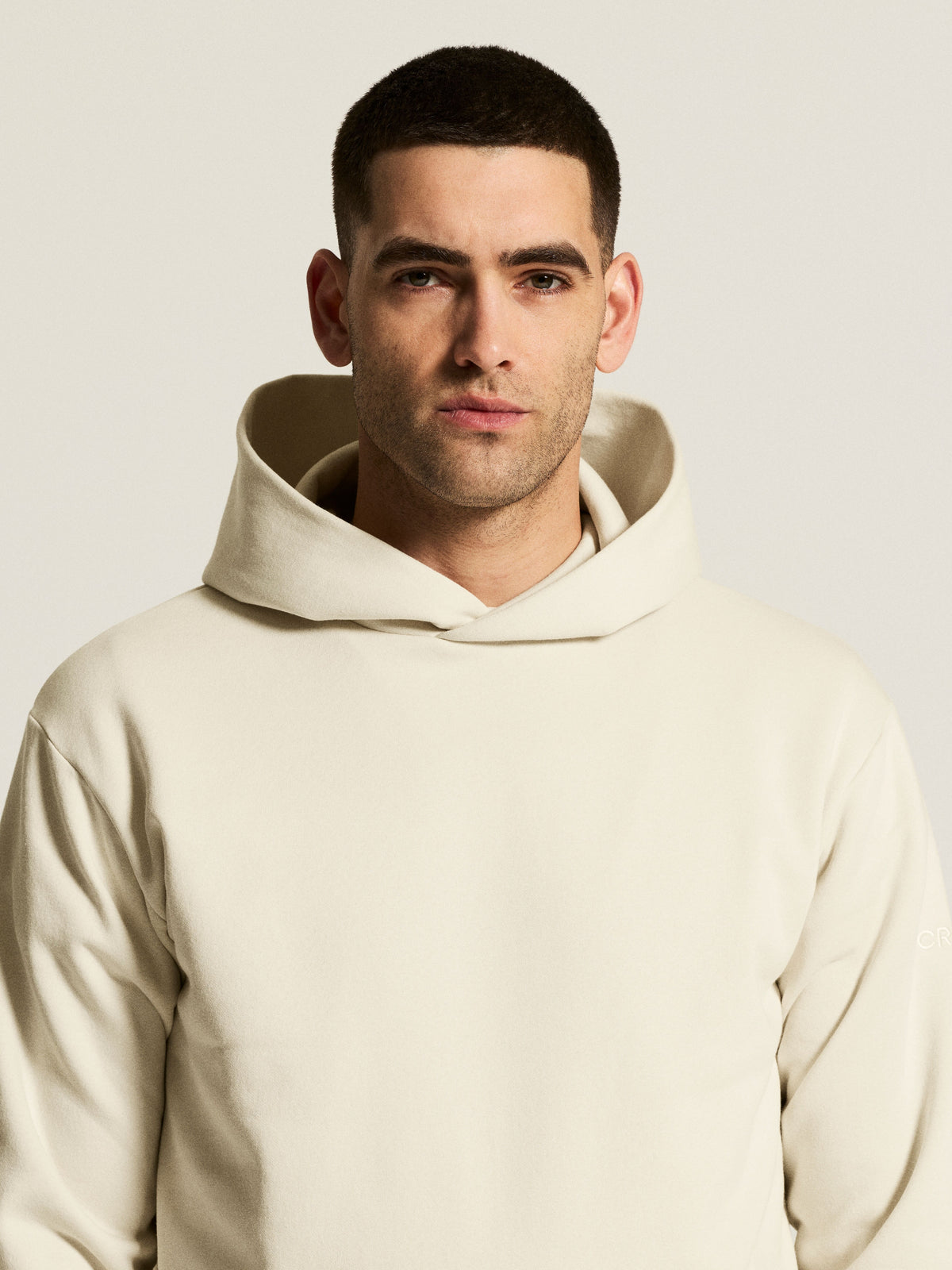Craft Community 2.0 Hoodie Herren in Naturweiss, Detailansicht