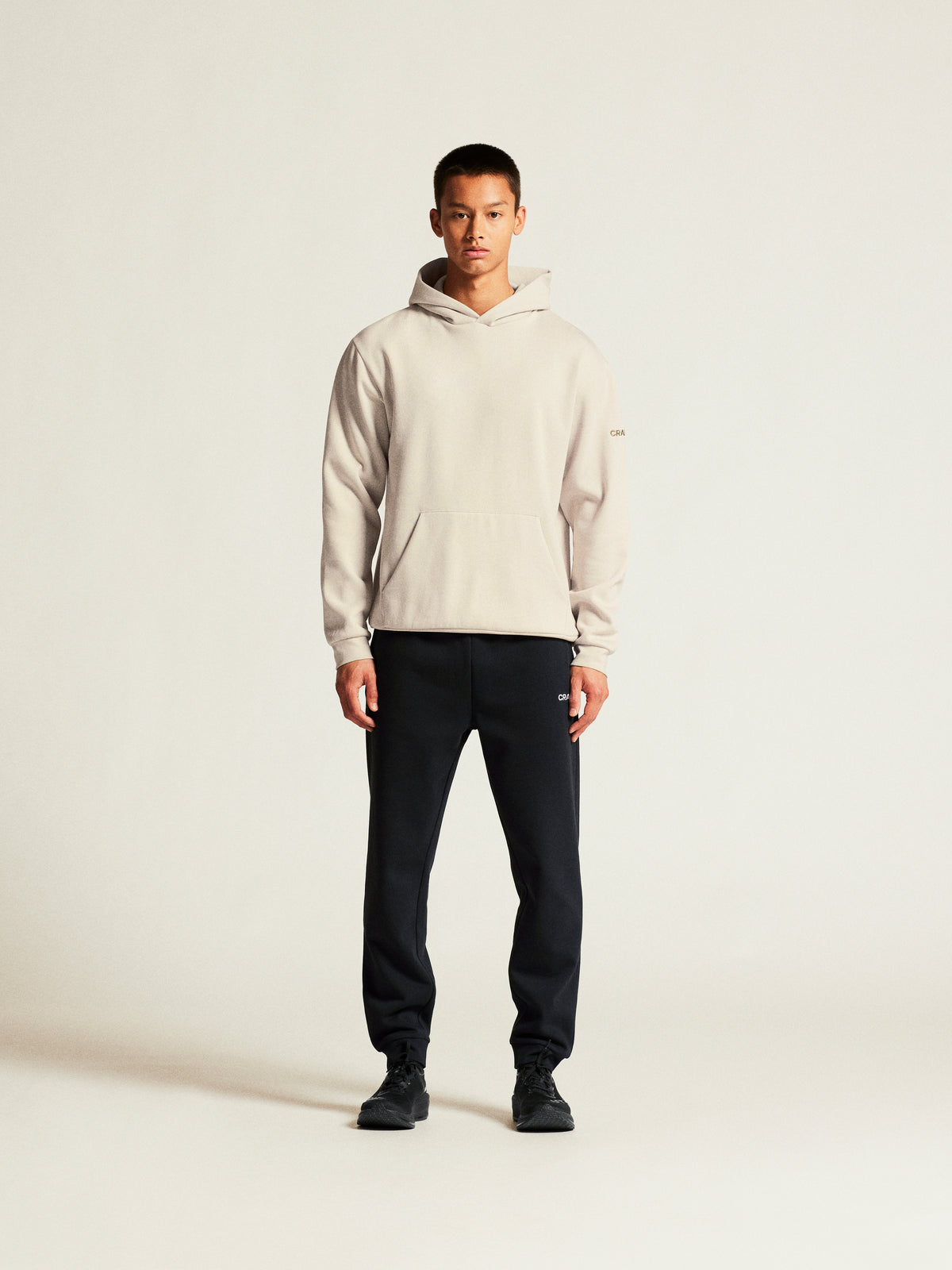 Craft Community 2.0 Hoodie Herren in Sand, Detailansicht