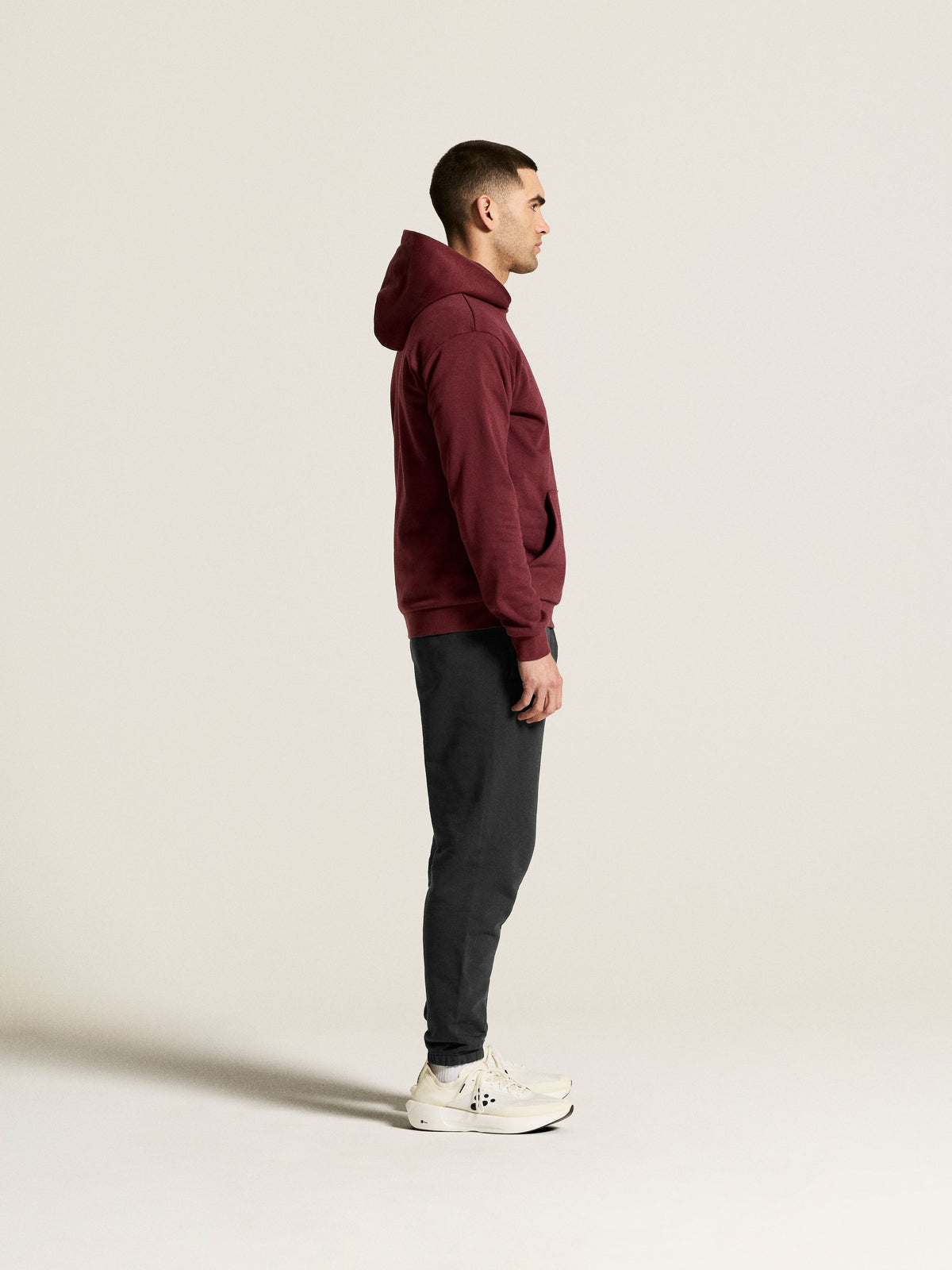 Craft Community 2.0 Hoodie Herren in Bordeaux, Detailansicht