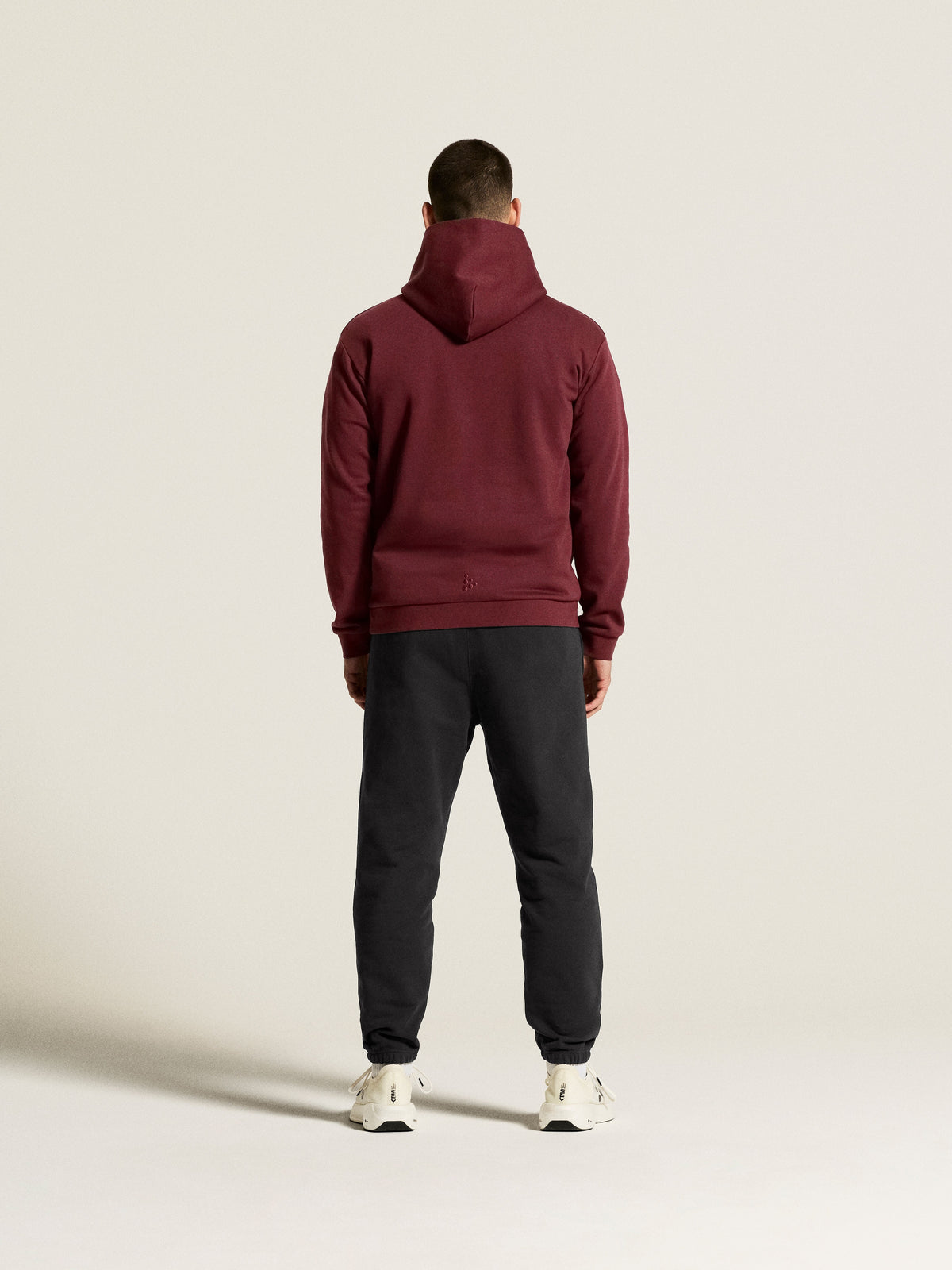 Craft Community 2.0 Hoodie Herren in Bordeaux, Detailansicht