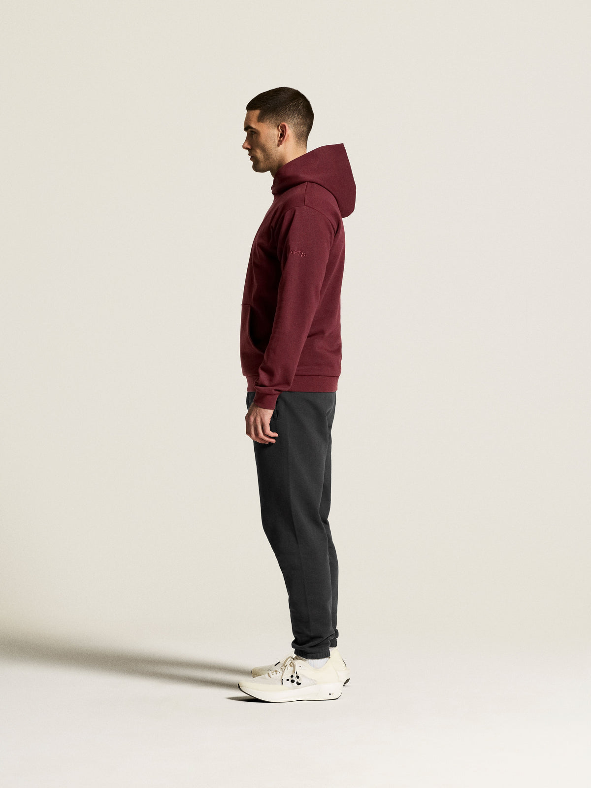 Craft Community 2.0 Hoodie Herren in Bordeaux, Detailansicht
