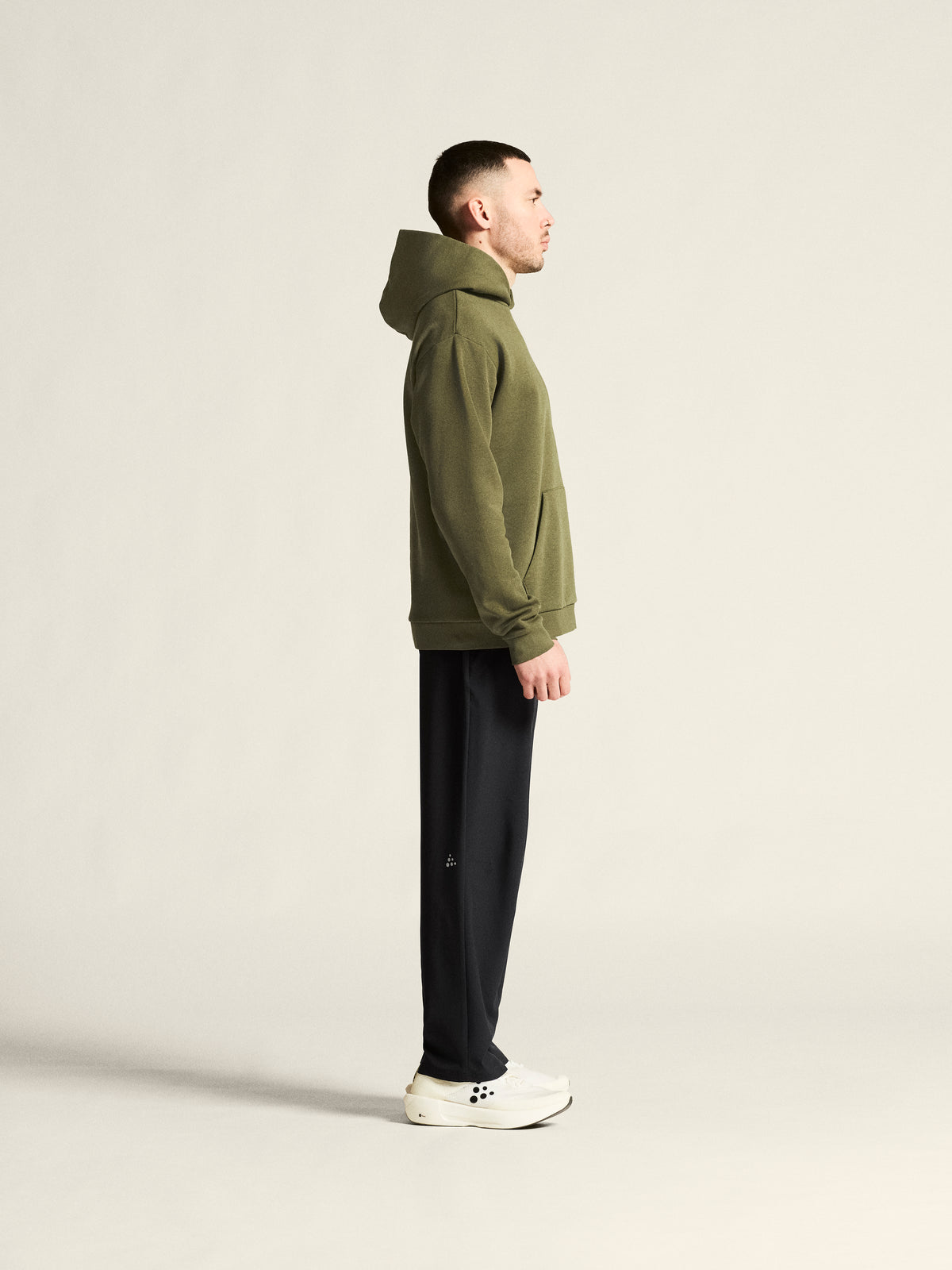 Craft Community 2.0 Hoodie Herren in Oliv, Detailansicht
