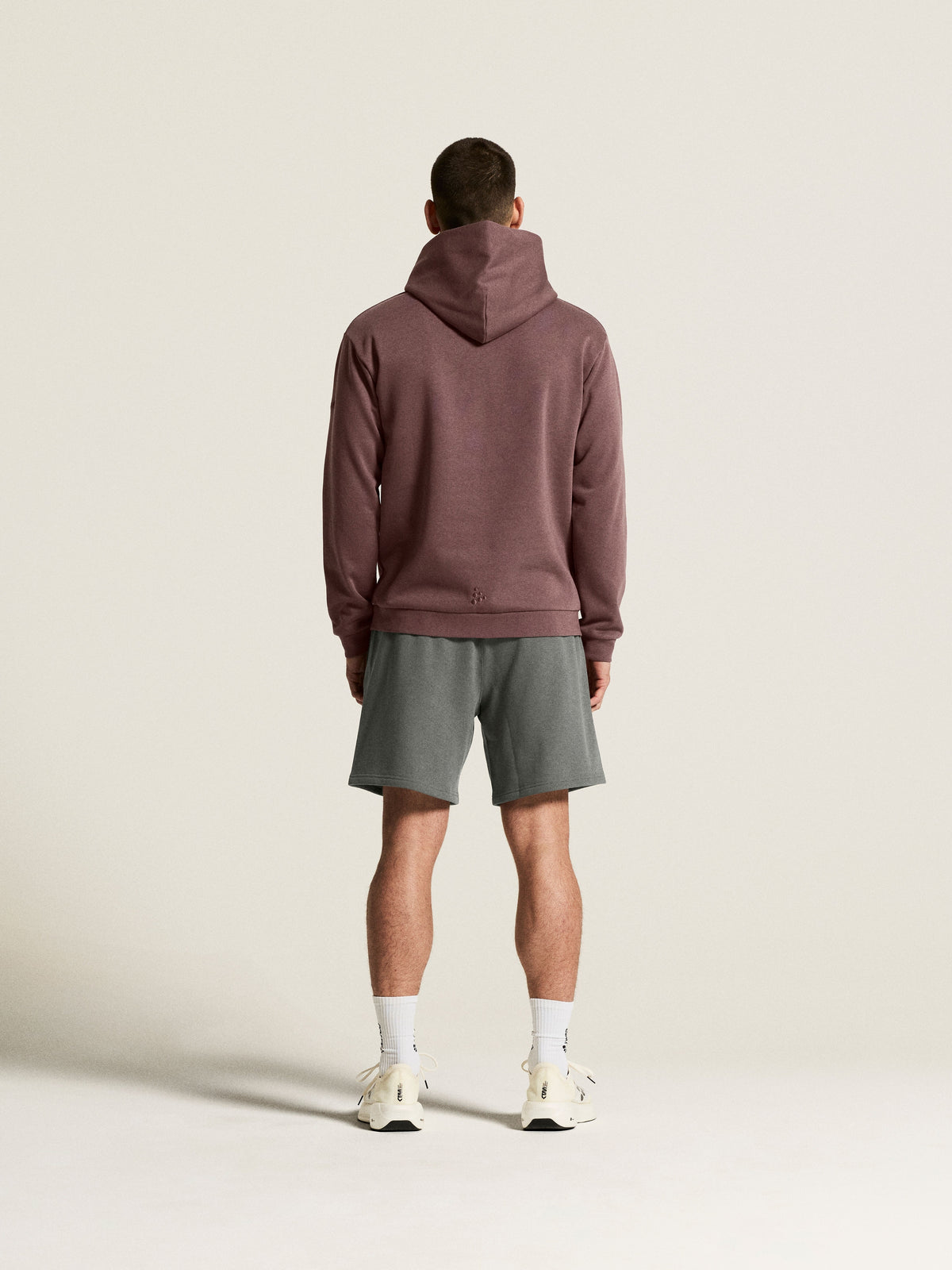 Craft Community 2.0 Hoodie Herren in Mauve, Detailansicht