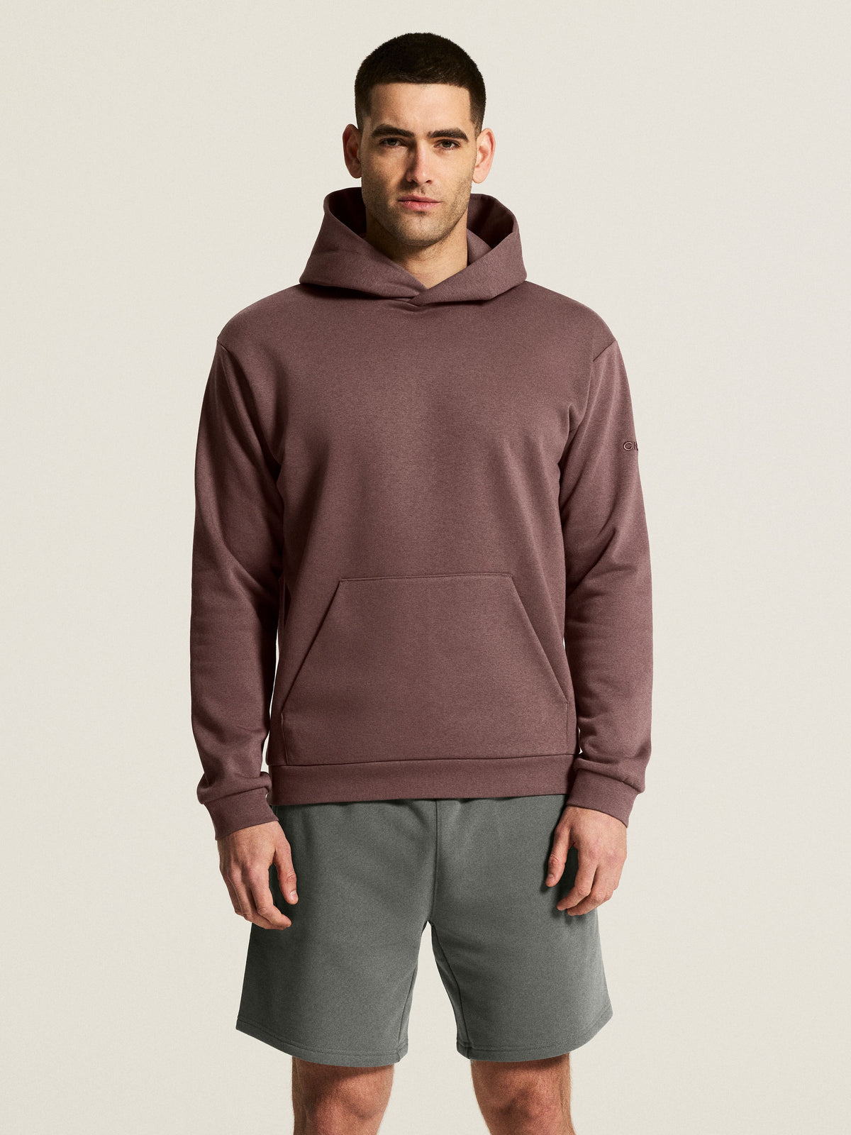 Craft Community 2.0 Hoodie Herren in Mauve, Detailansicht
