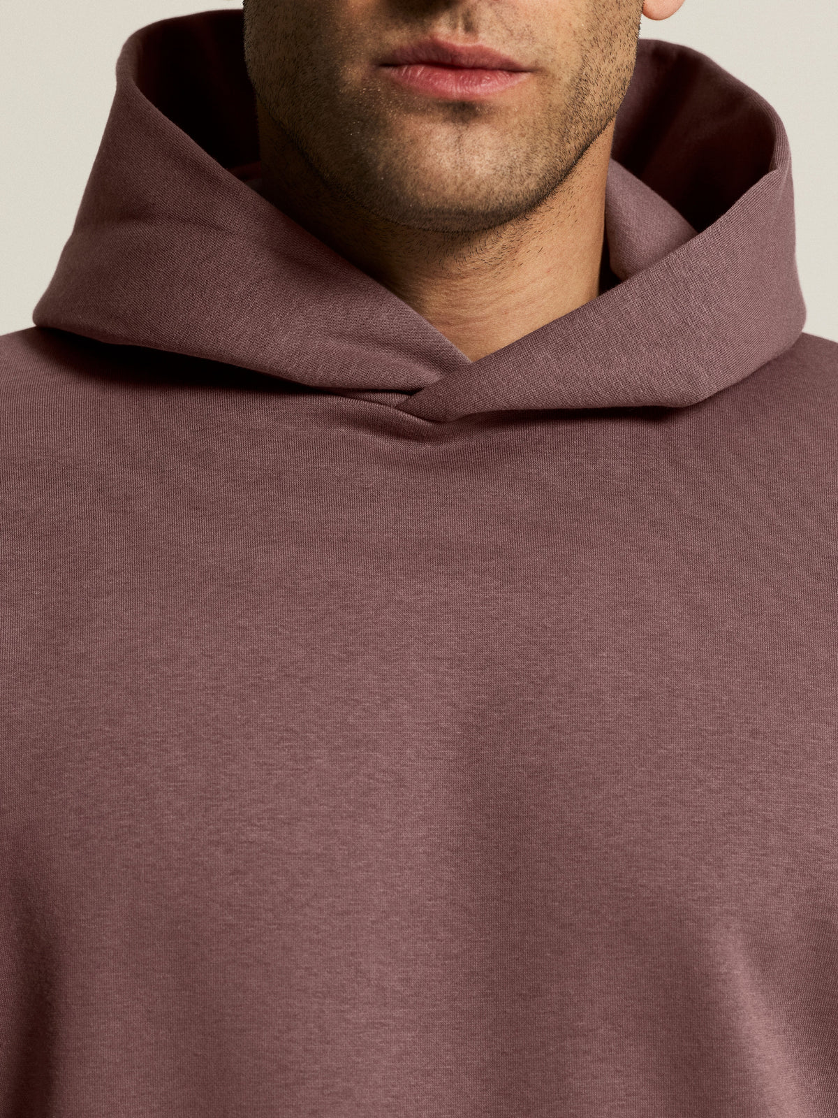 Craft Community 2.0 Hoodie Herren in Mauve, Detailansicht