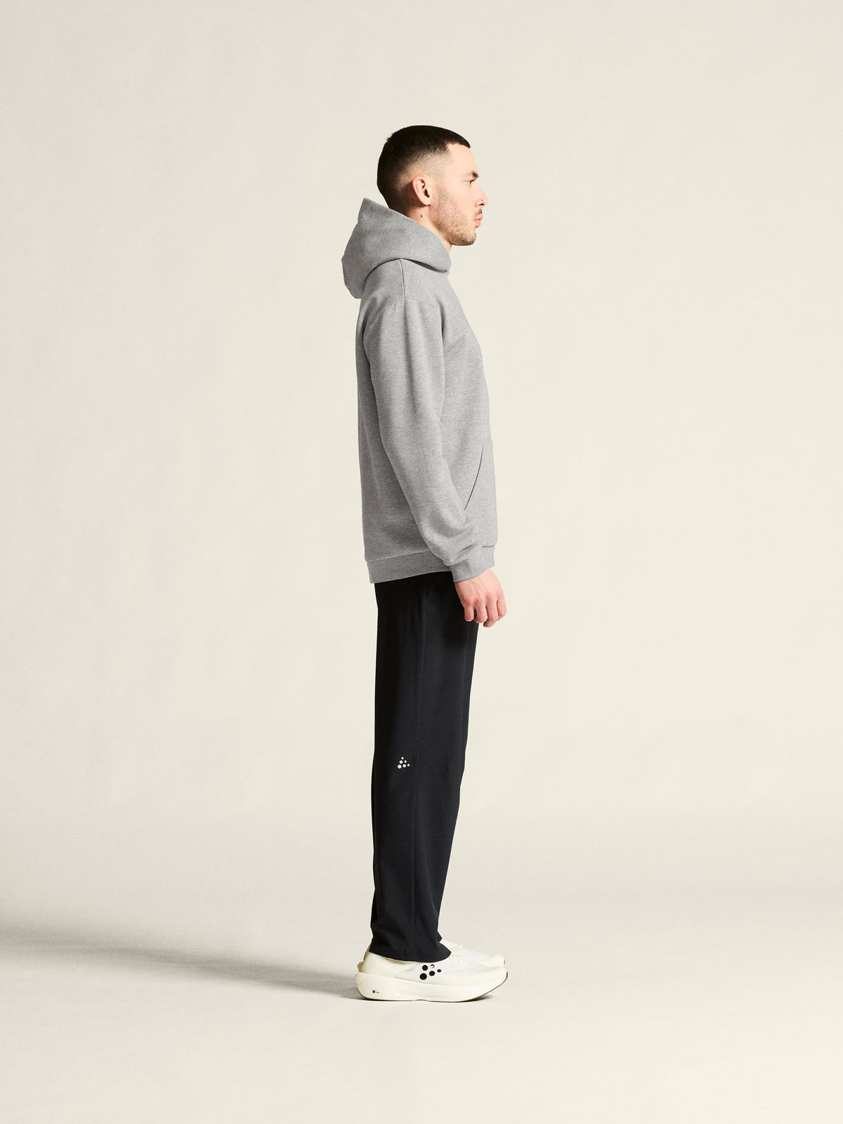 Craft Community 2.0 Hoodie Herren in Grau meliert, Detailansicht