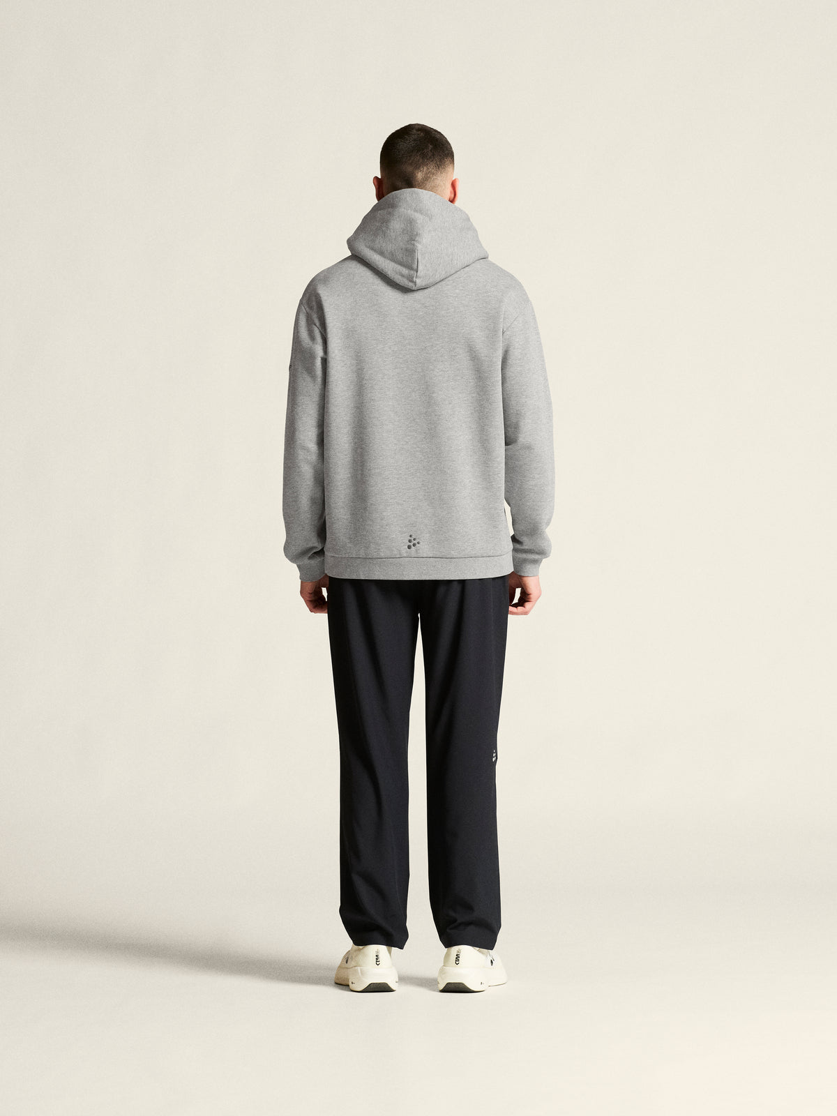 Craft Community 2.0 Hoodie Herren in Grau meliert, Detailansicht