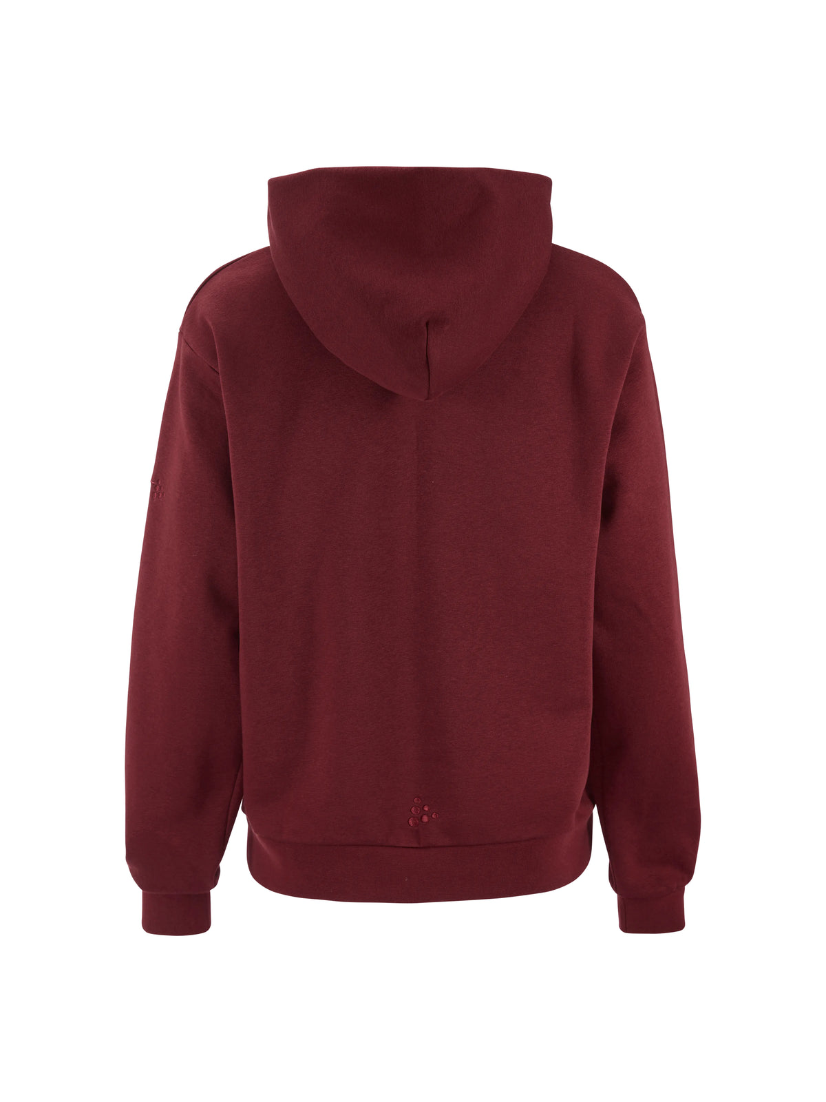 Craft Community 2.0 Hoodie Damen in Bordeaux, Rückansicht